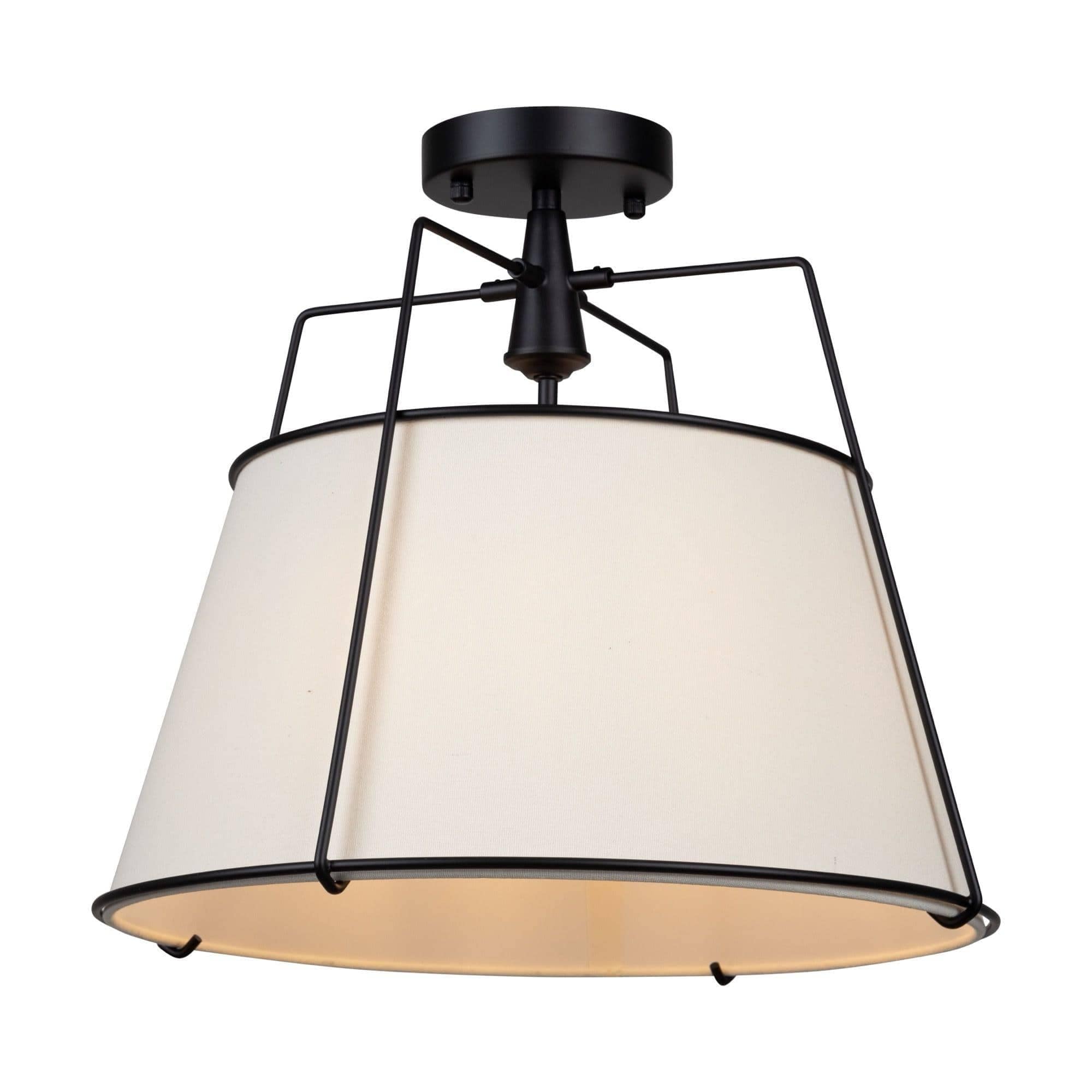 ARTCRAFT A-ARTCRFT-SC13362BK Pullman 3 - Light Semi-Flush Mount in  Black