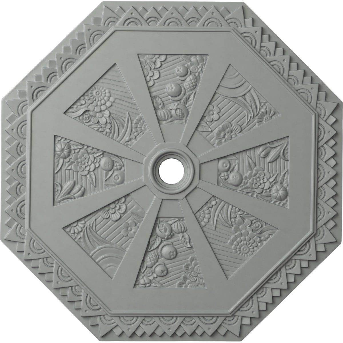 Ekena Millwork CM30SP Spring 29.125-in W x 29.125-in L Architectural Polyurethane Whole Ceiling Medallion