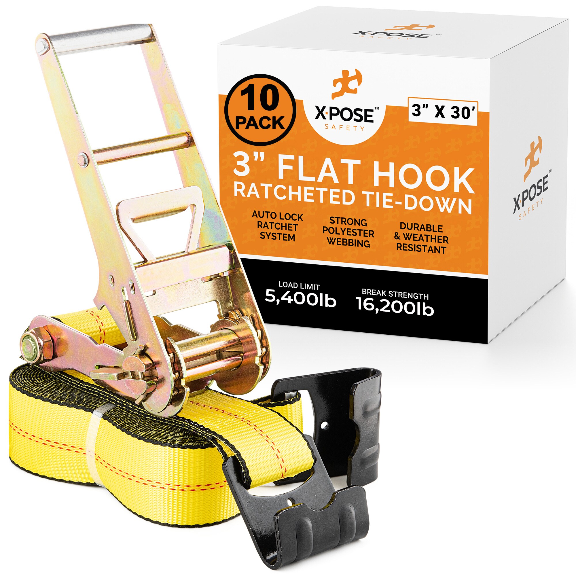 XPOSE SAFETY RTD330-FH-10-X-S 12 -Tooth 1/2-in 3/8-in 1/4-in Drive Aluminum Handle Ratchet