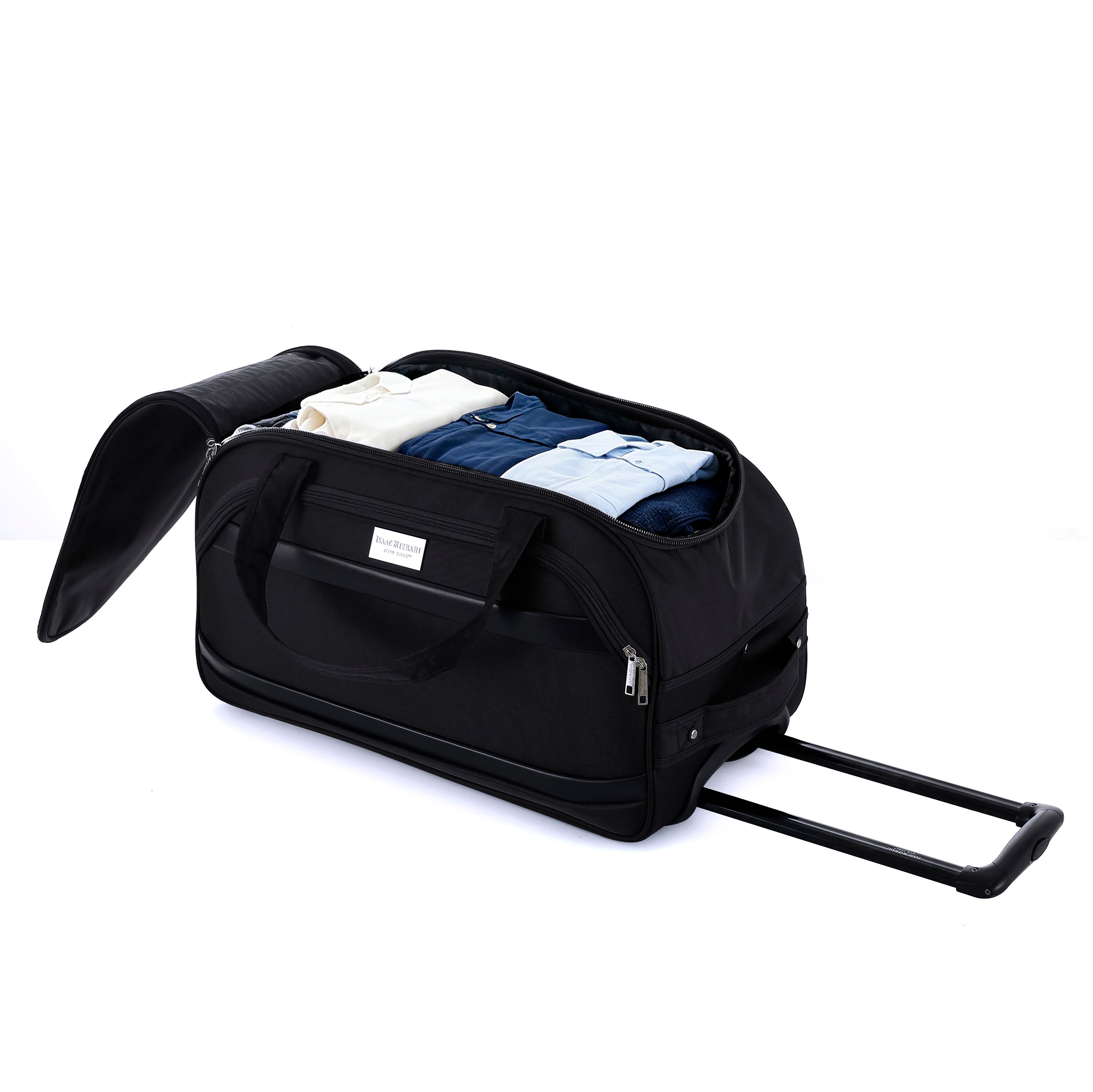 Isaac Mizrahi Movi 20 Inch Carry On Softside Rolling Duffel Travel