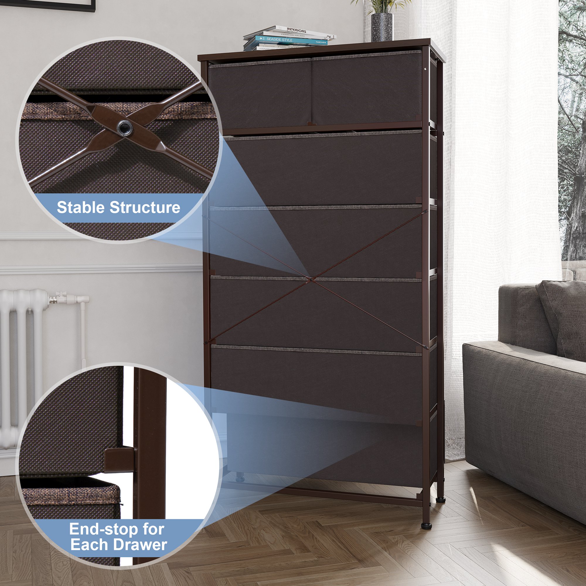 CloudFly CL-HD024BRN dressers - View #3
