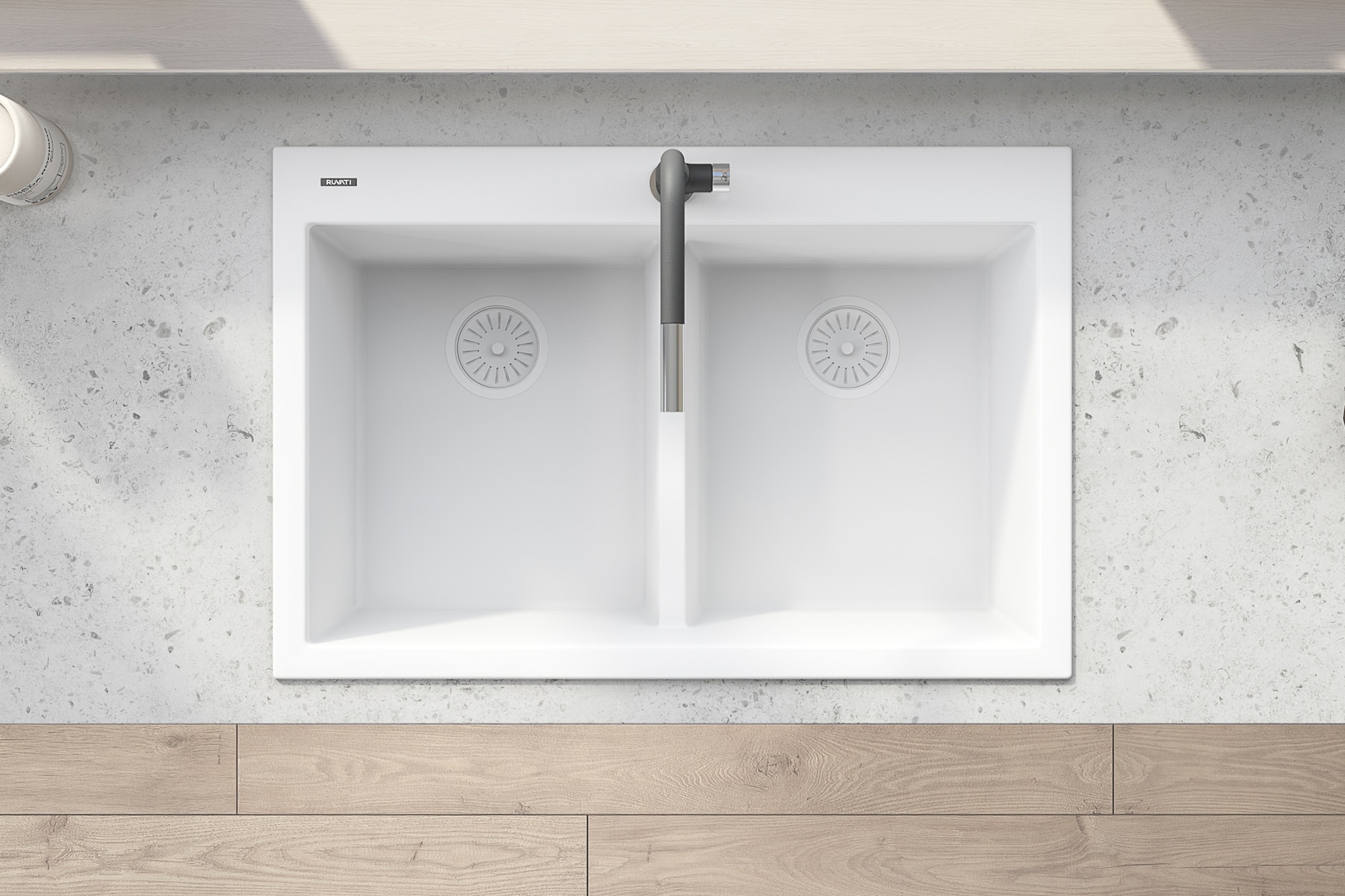 Ruvati RVG1385WH Kitchen-Sinks - View #12