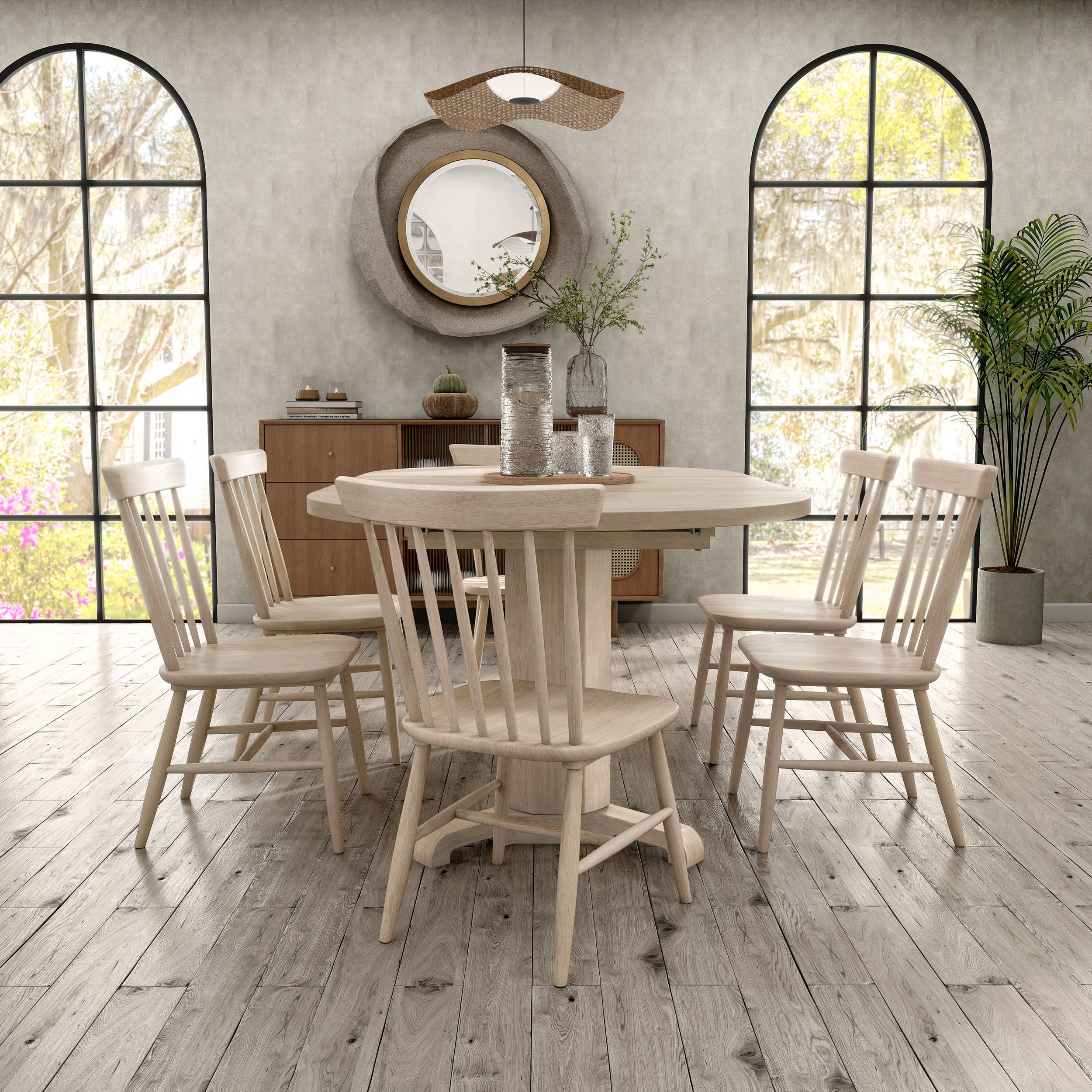 Furniture of America IDF-3101NTT-7PC Dining-Sets - View #6