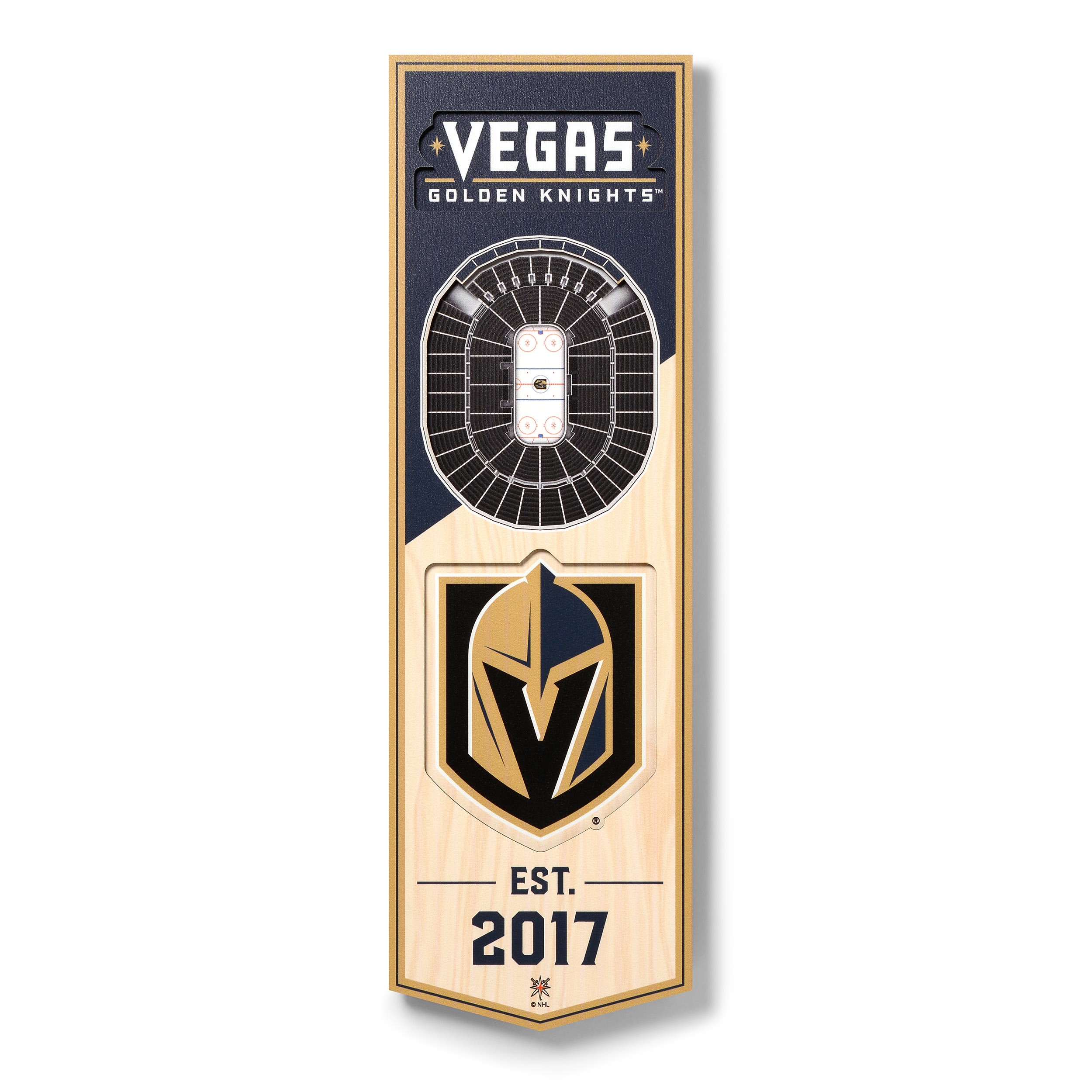 Las Vegas Golden Knights Flag/ Nevada State Shape 