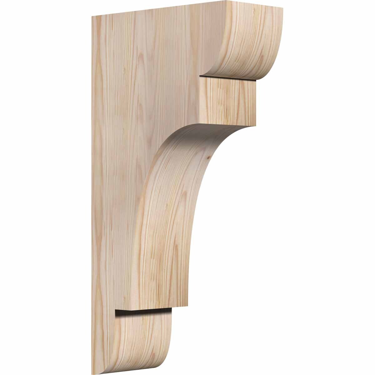 Ekena Millwork COR06X12X24NEB00SDF 5.5-in x 12-in x 24-in New brighton Unfinished Douglas fir Wood Paintable/Stainable Corbel
