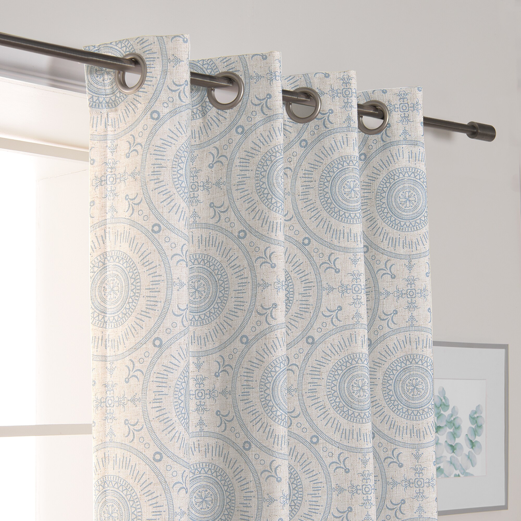 Best Home Fashion JC-18-MED03-84-BLUE curtains - View #3