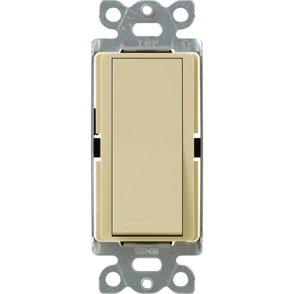 Lutron CA-4PS-IV Claro 15-amp 4-way Rocker Light Switch , Ivory
