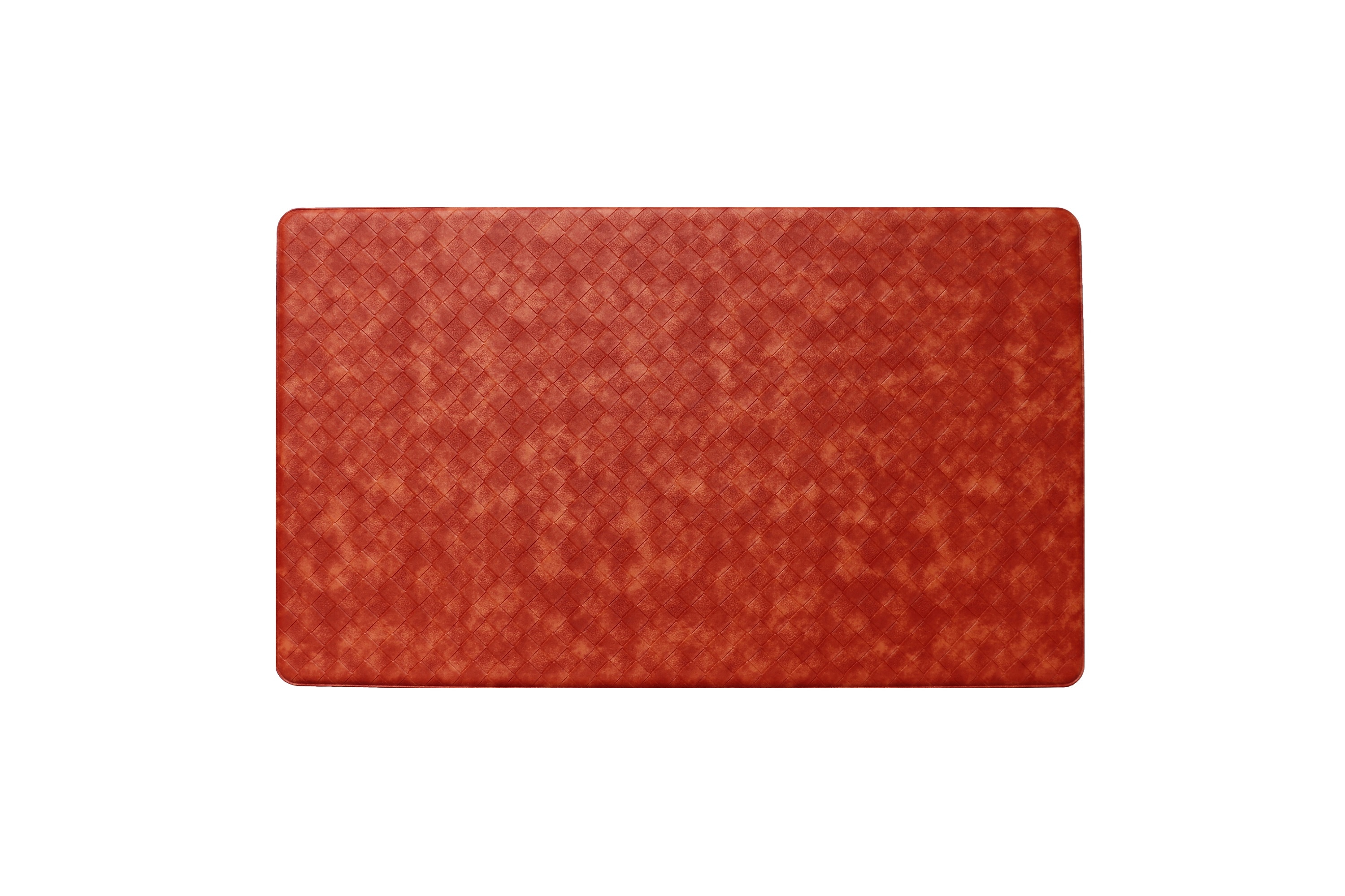 J&V TEXTILES 2436 TC-16 2-ft x 3-ft Red PVC Rectangular Indoor or outdoor Decorative Anti-fatigue mat