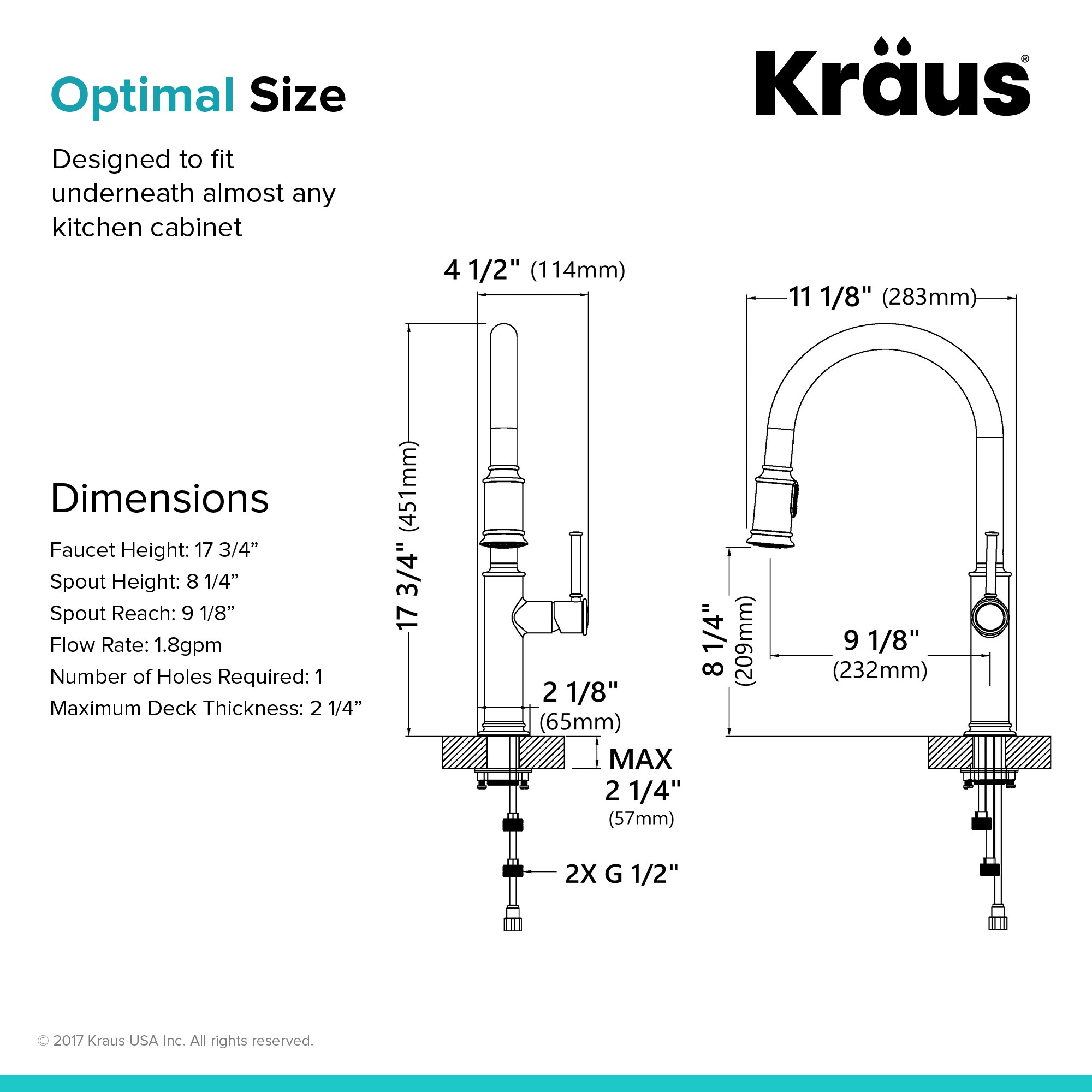 Kraus KPF-1680ORB-KSD80ORB Kitchen-Faucets - View #7