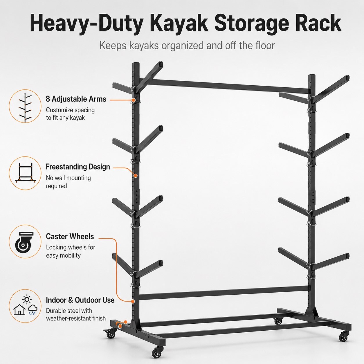 HBUDS HB-M03075 Utility-Hooks-Racks - View #2
