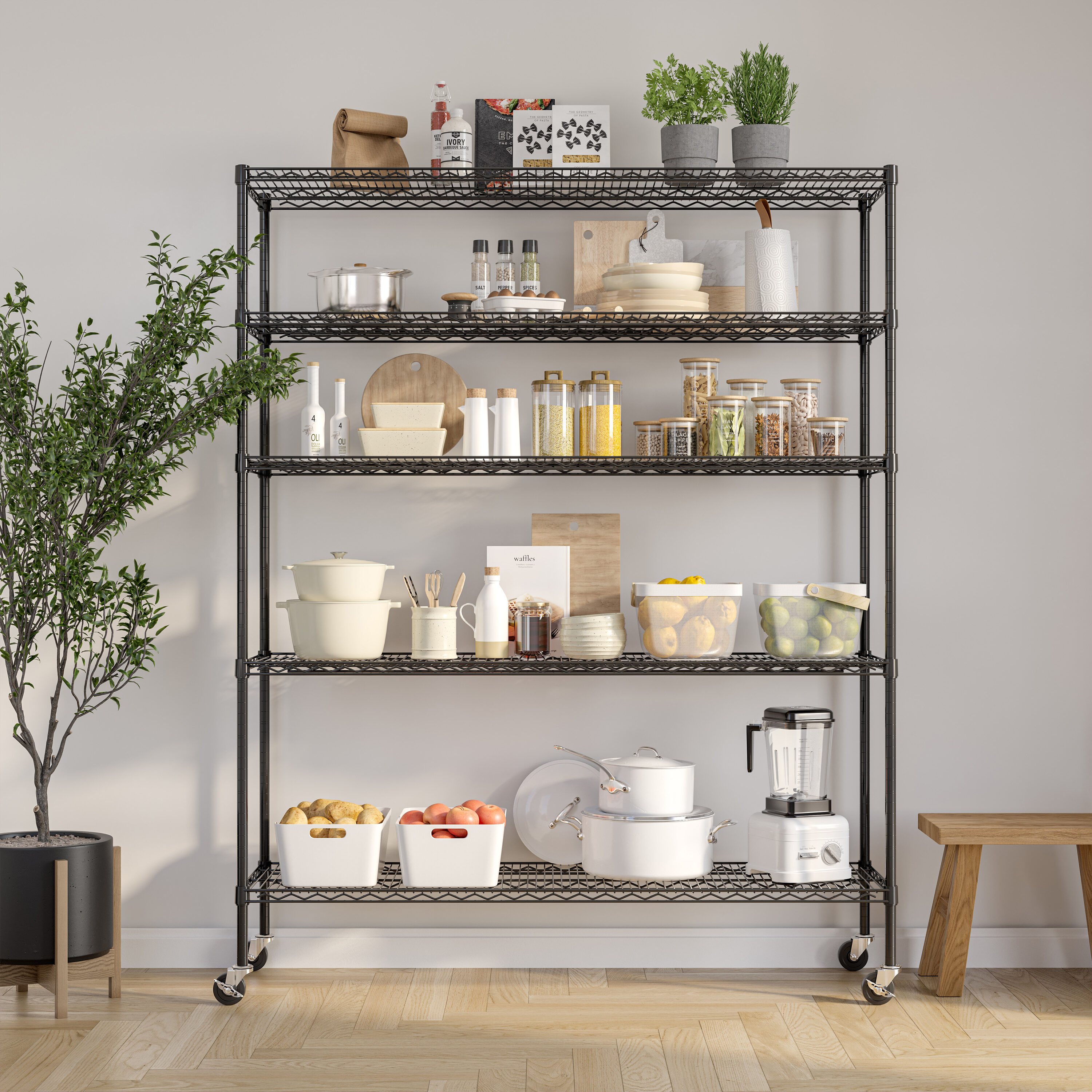 Seville Classics SHE18602 Free-Standing-Shelving - View #3