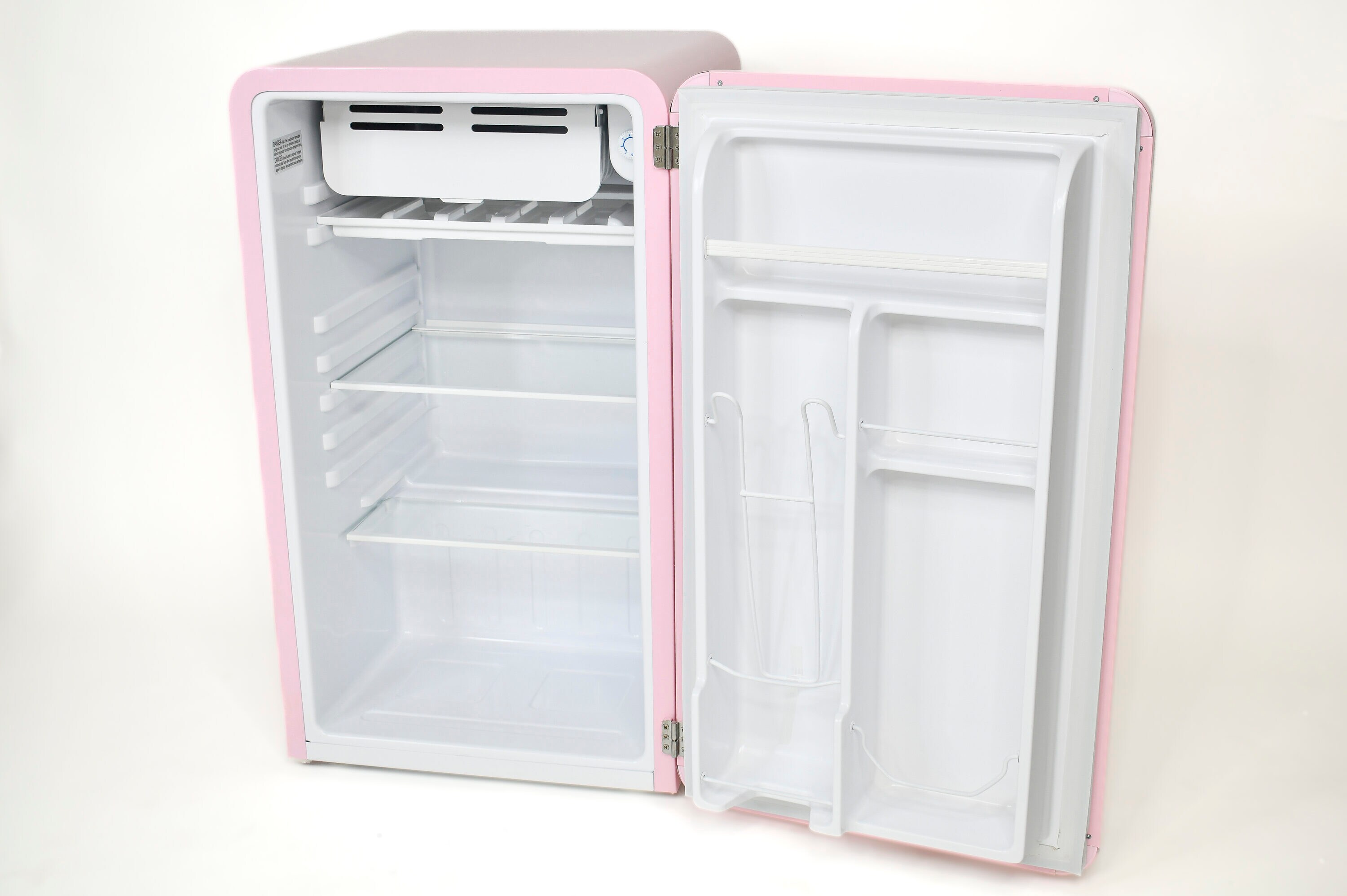 Frigidaire 3.2 Cu. Feet Mini Fridge with Freezer Pink in the Mini Fridges department at Lowes