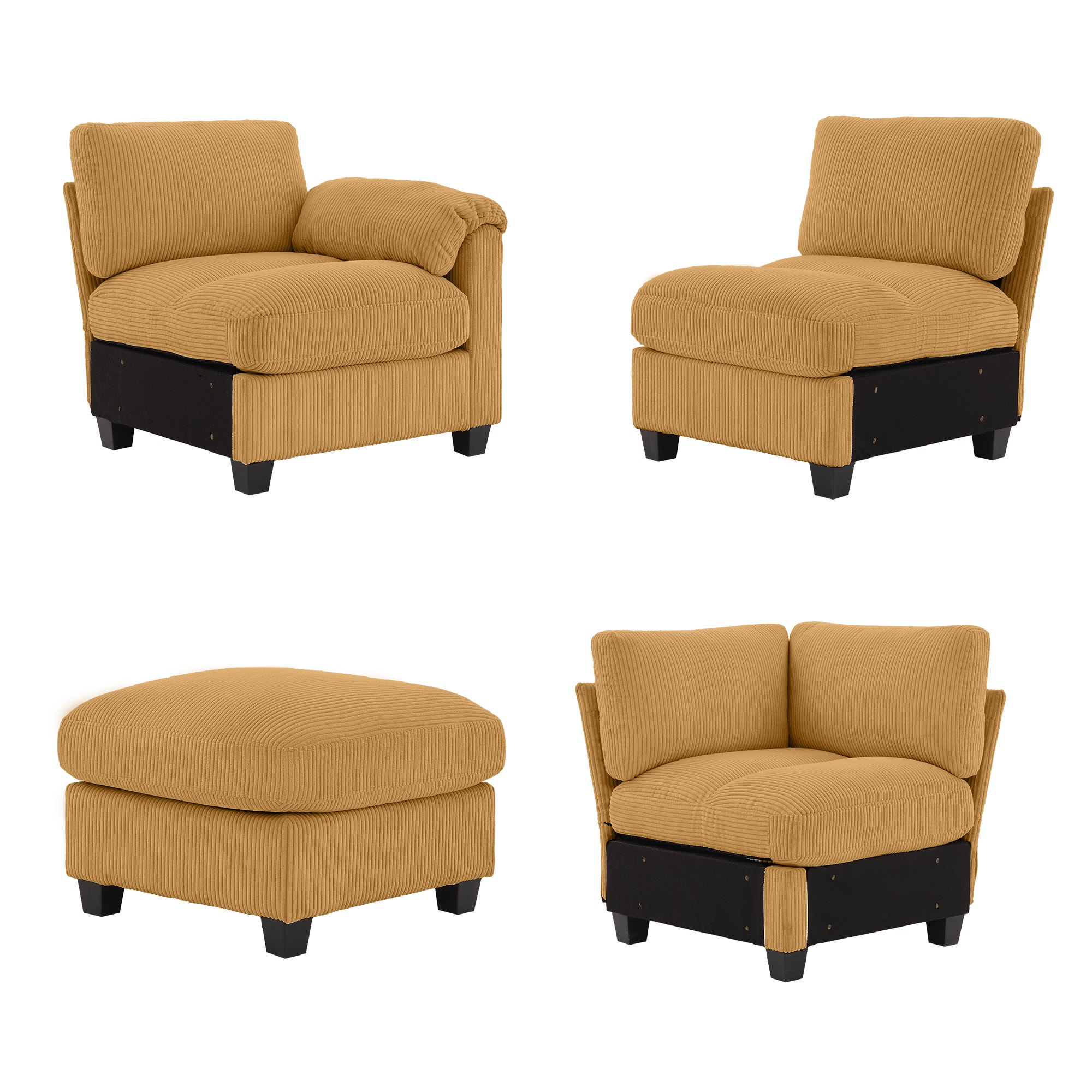 VOUA SAF-DXDRZJ4-YE1 Sofas-Loveseats - View #6
