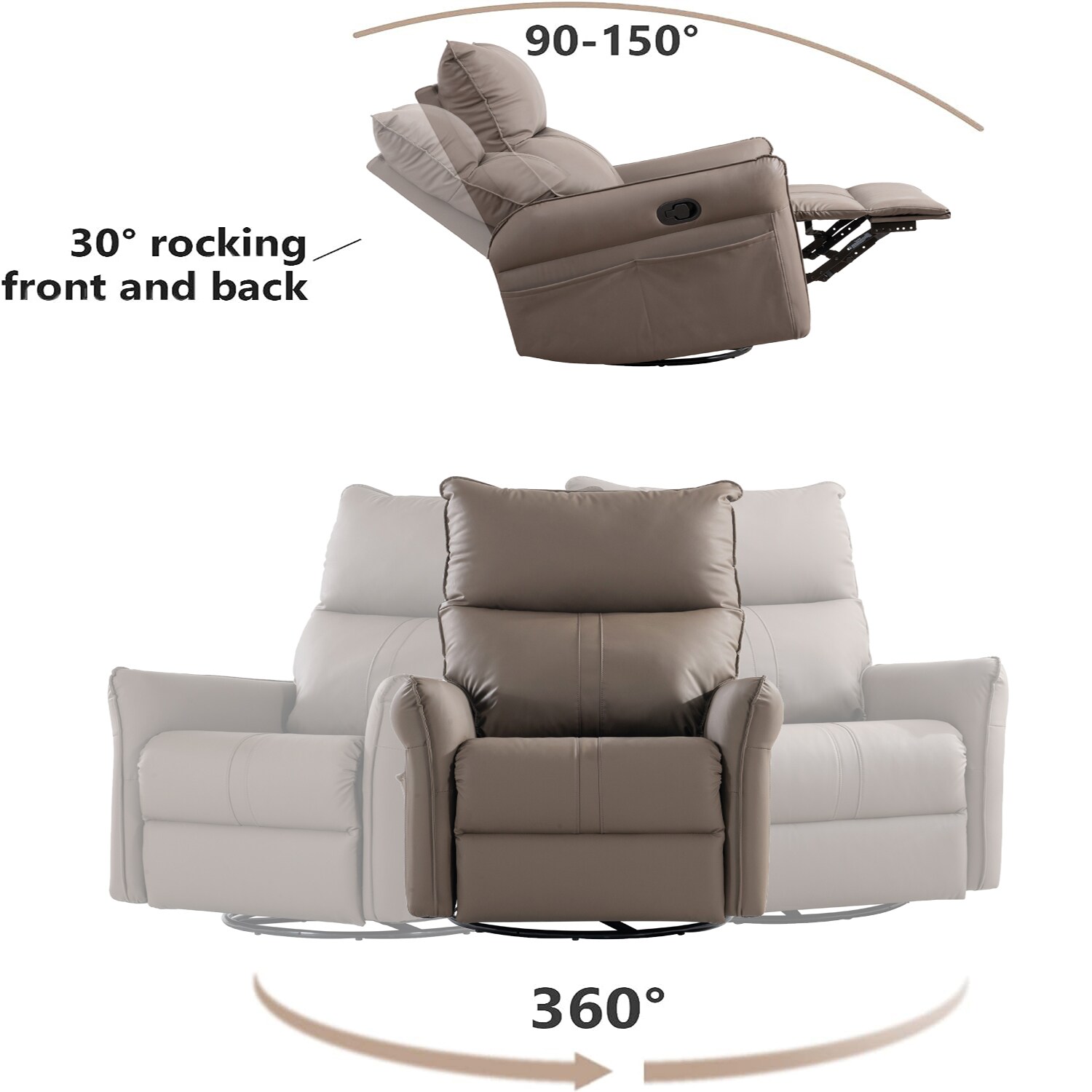 GZMR GM-W5302 recliners - View #4