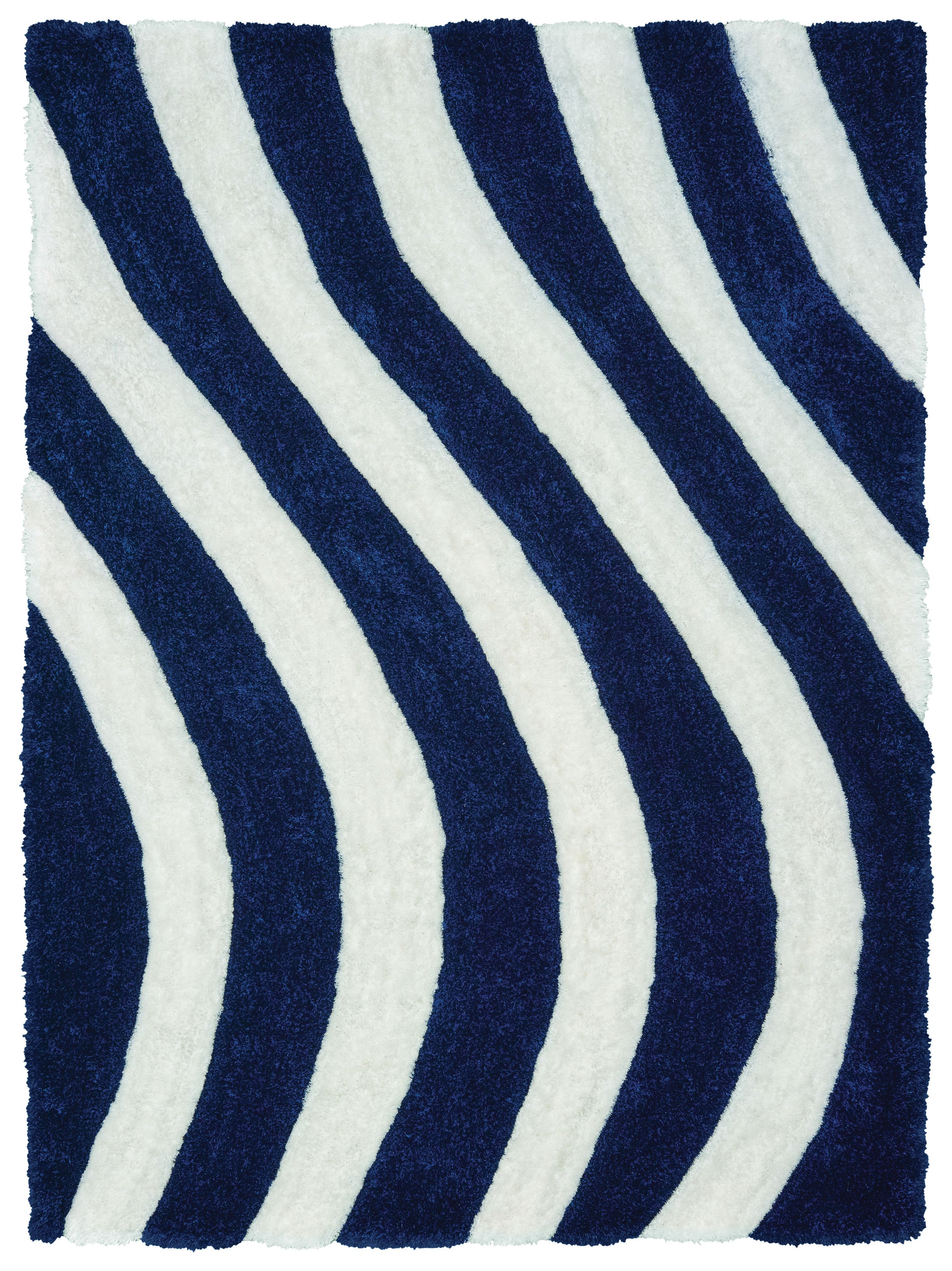United Weavers Of America 2100 21664 24 Finesse 2 x 3 (ft) Polyester Navy Rectangular Indoor Geometric Area rug