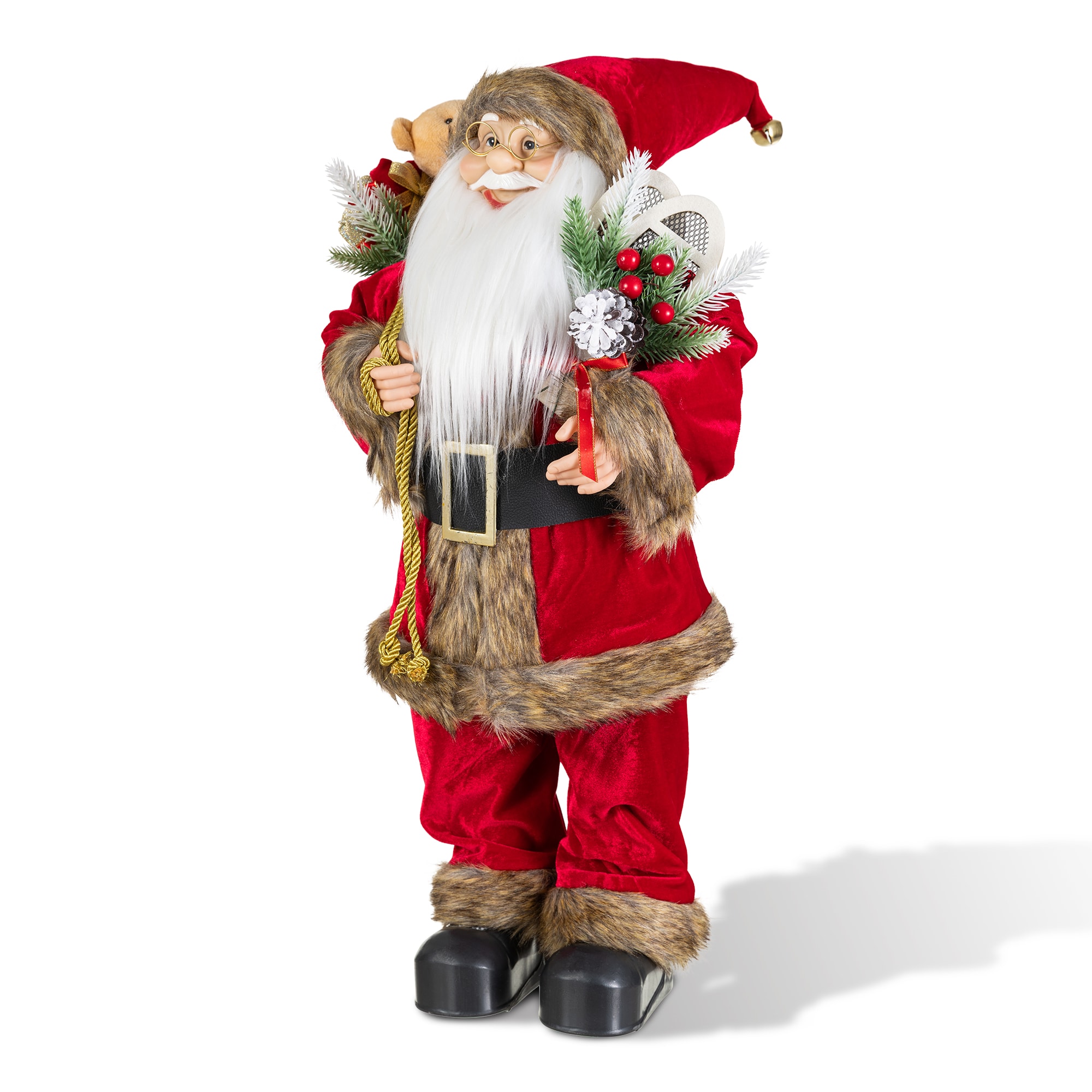 Glitzhome - 24-in Santa Figurine