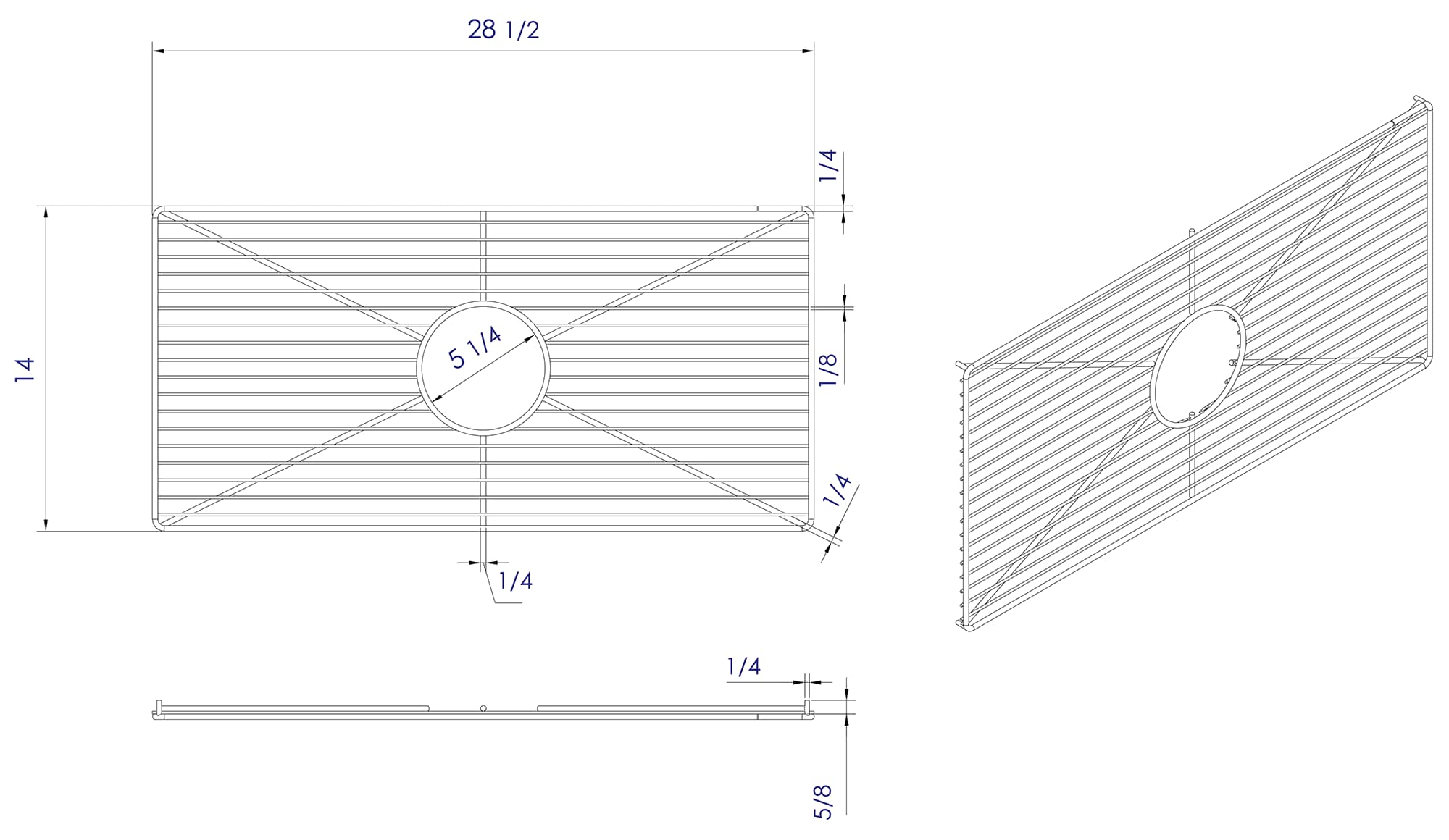 ALFI ABGR3318 Sink-Grids - View #5