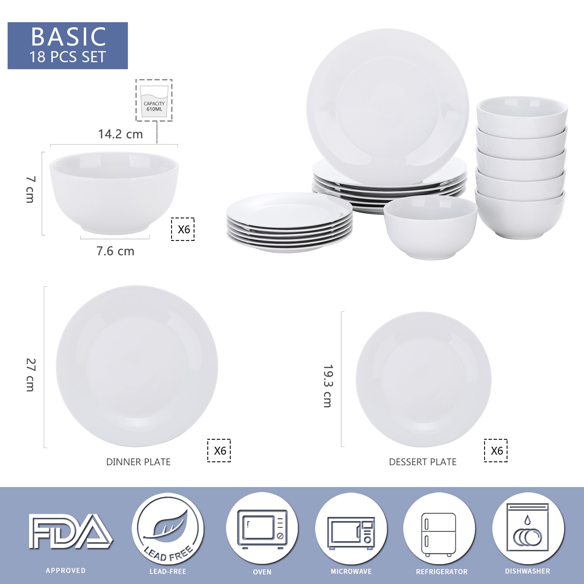 CASAINC MH-BASIC-18 dinnerware - View #8