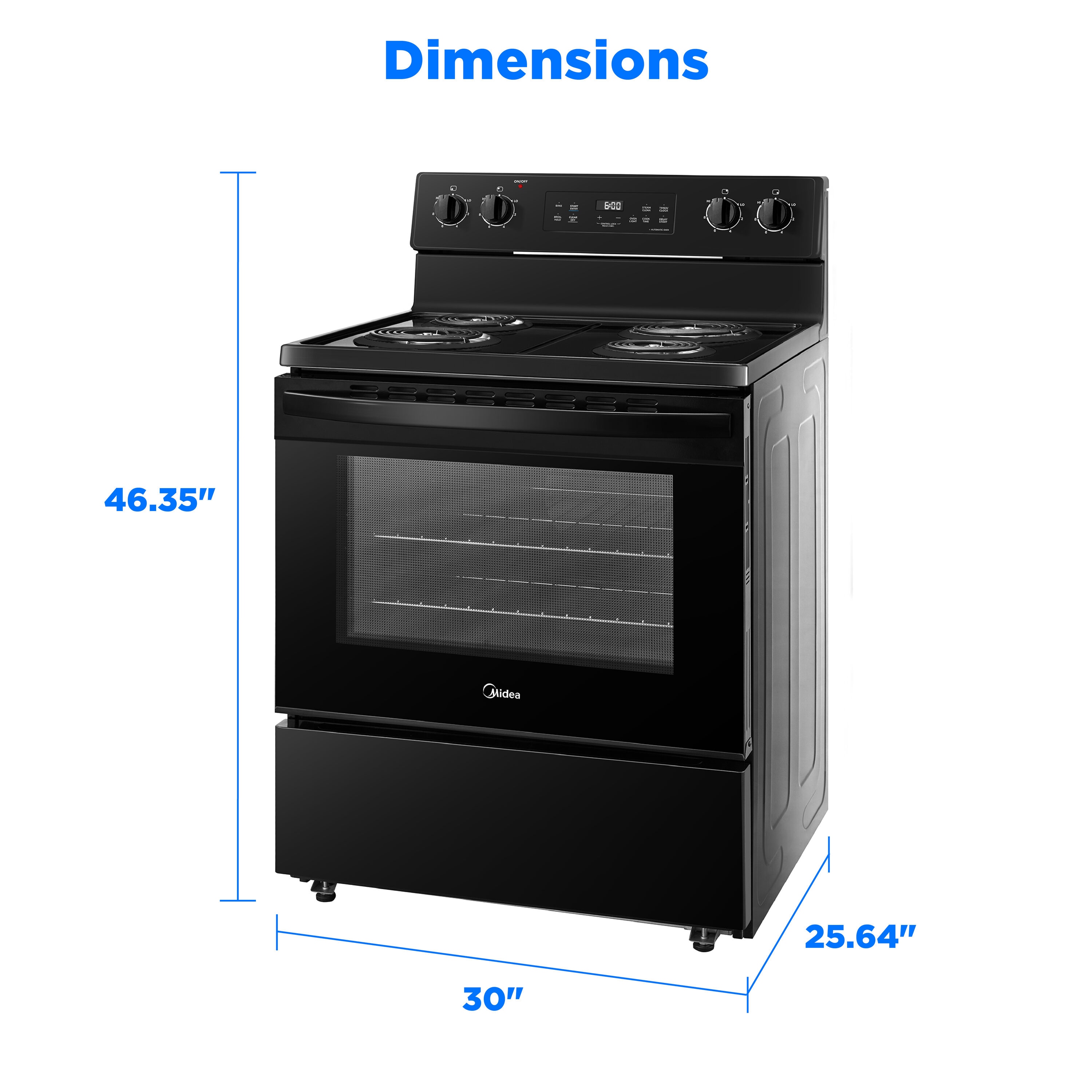 Midea MCR30S2ABB Freestanding-Electric-Ranges - View #17