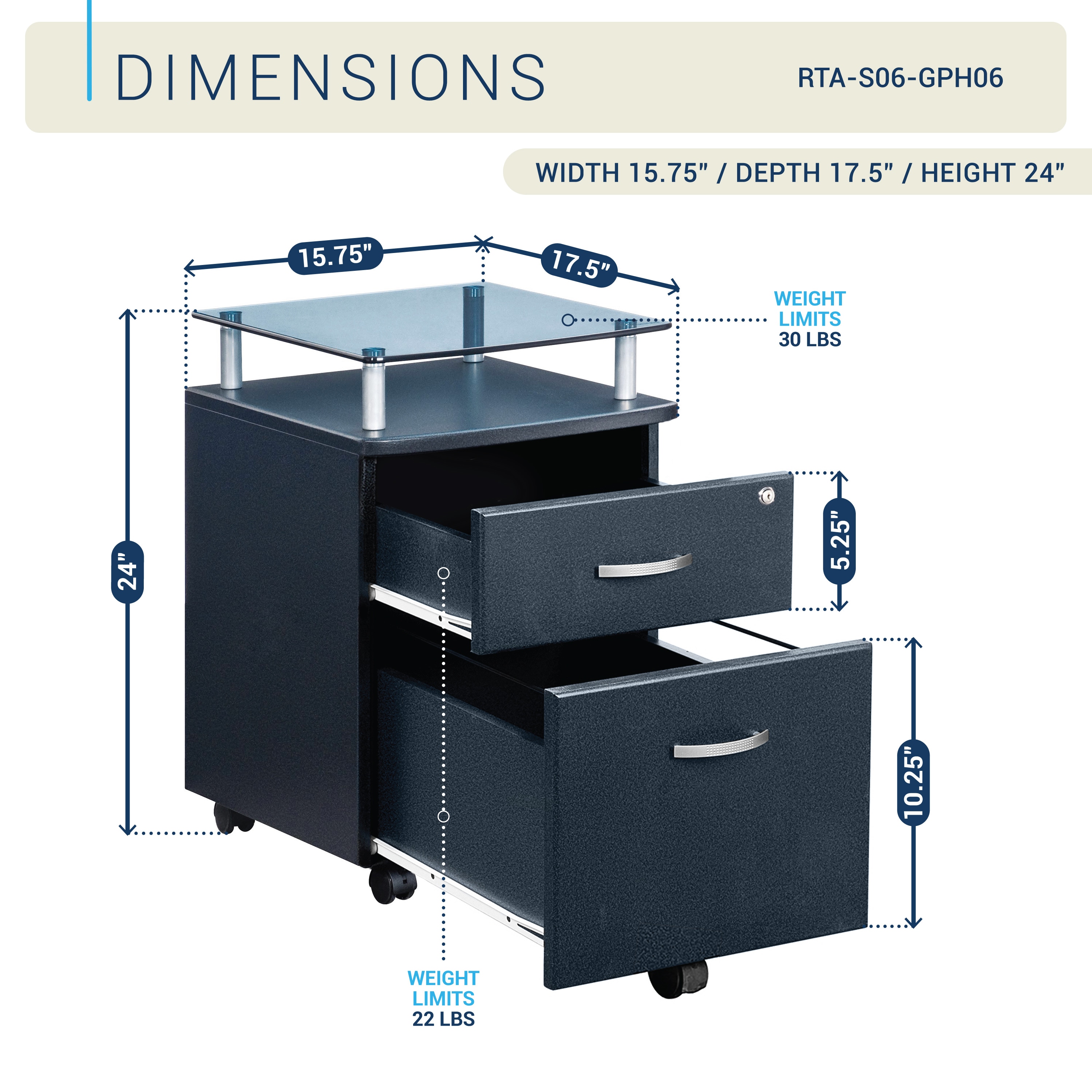 Wooakway FXLS0609-607A490 Filing-Cabinets - View #5