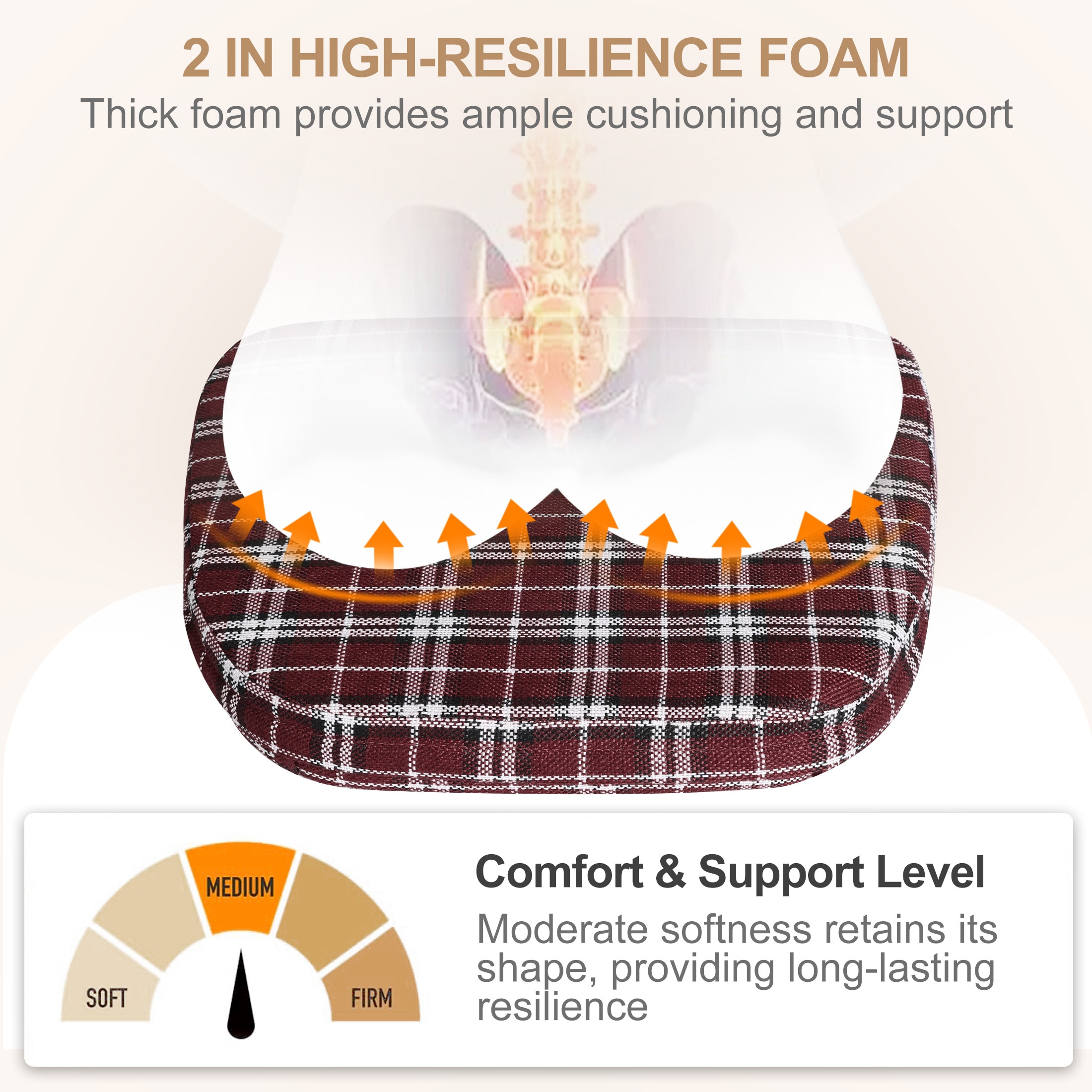AAAAAcessories LS-DCCLH-CGHONG-2P Indoor-Chair-Cushions - View #3