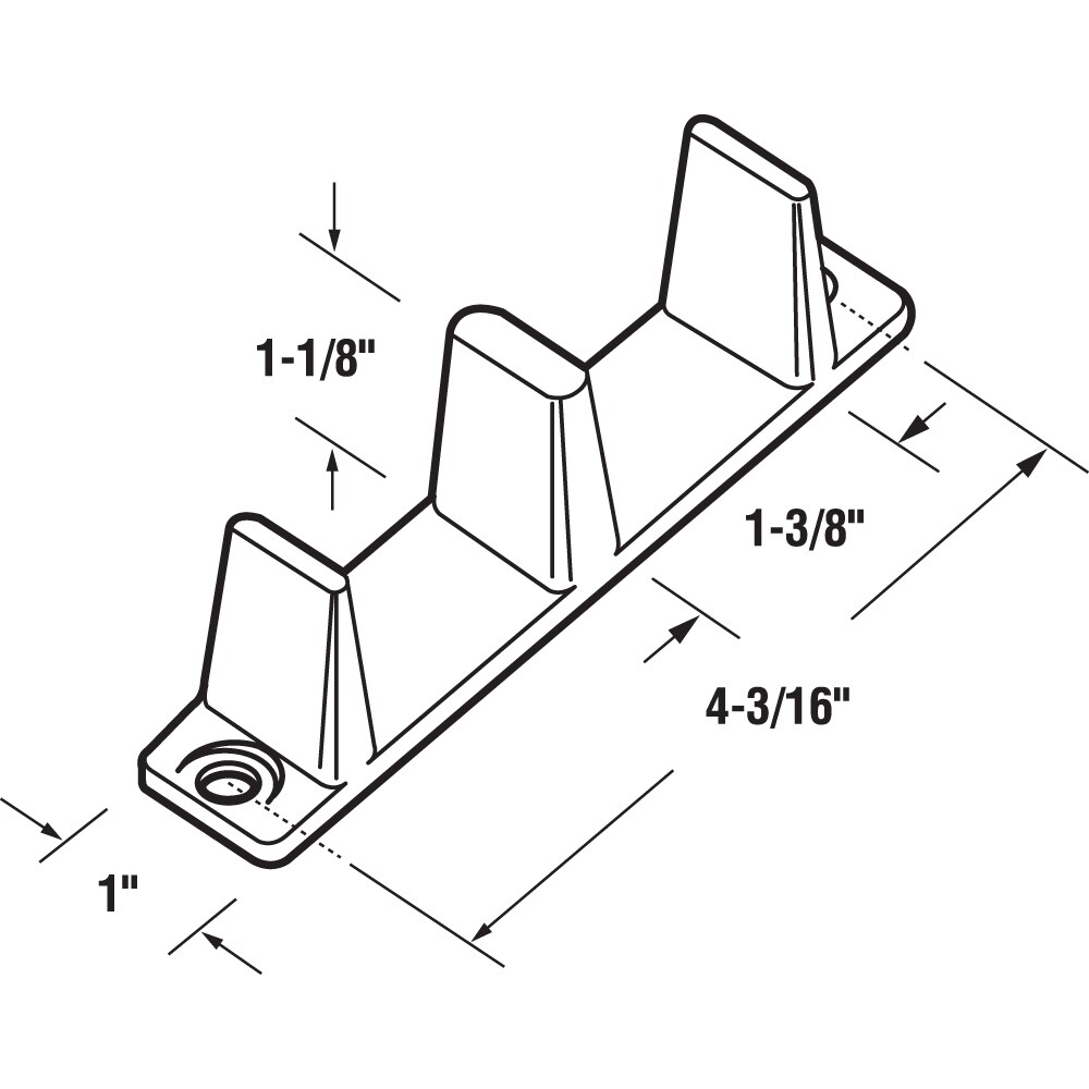 Prime-Line N 7527 Sliding-Closet-Door-Guides - View #2