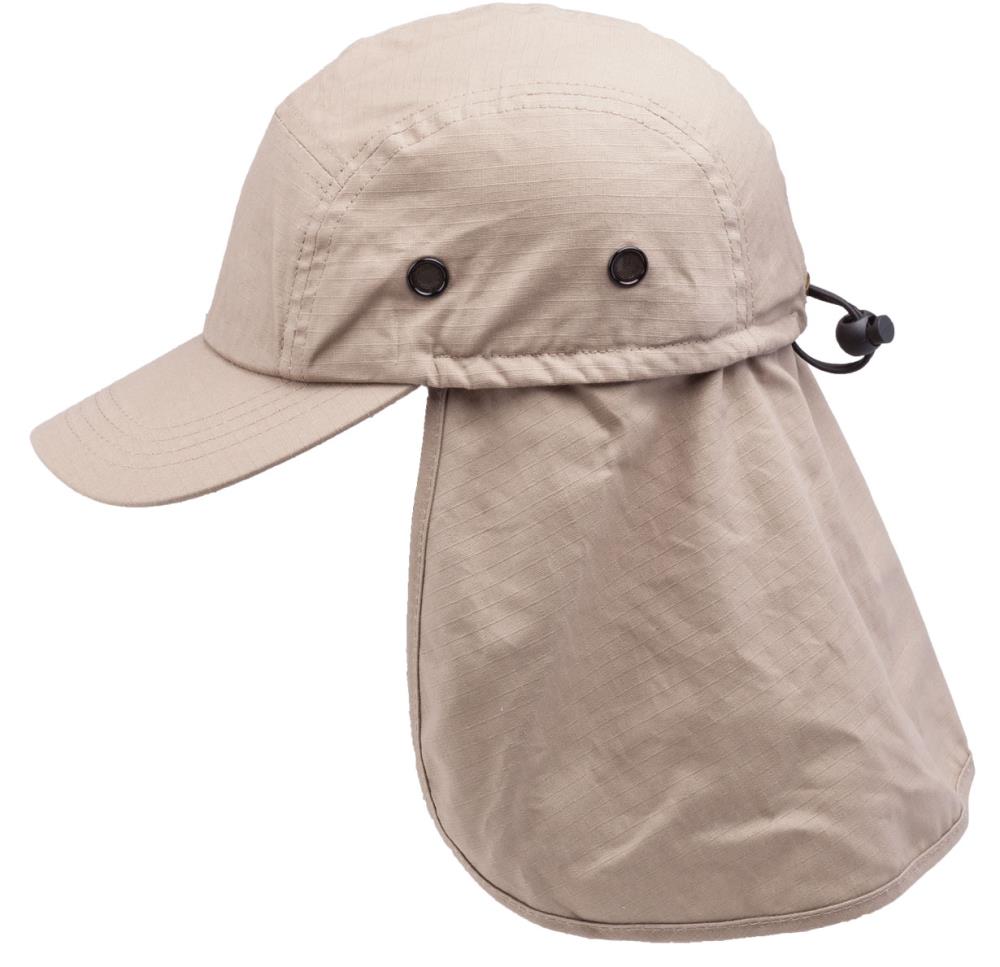 OLE Adult Unisex Sand Cotton Flap Cap in the Hats department at
