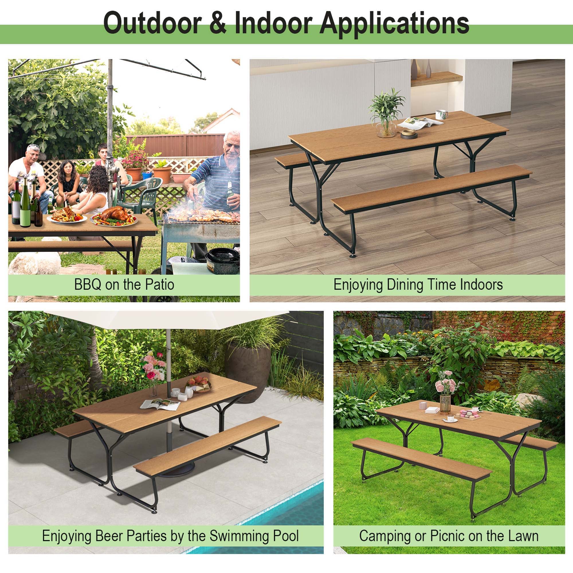 Costway NP11192BN+ benches - View #9