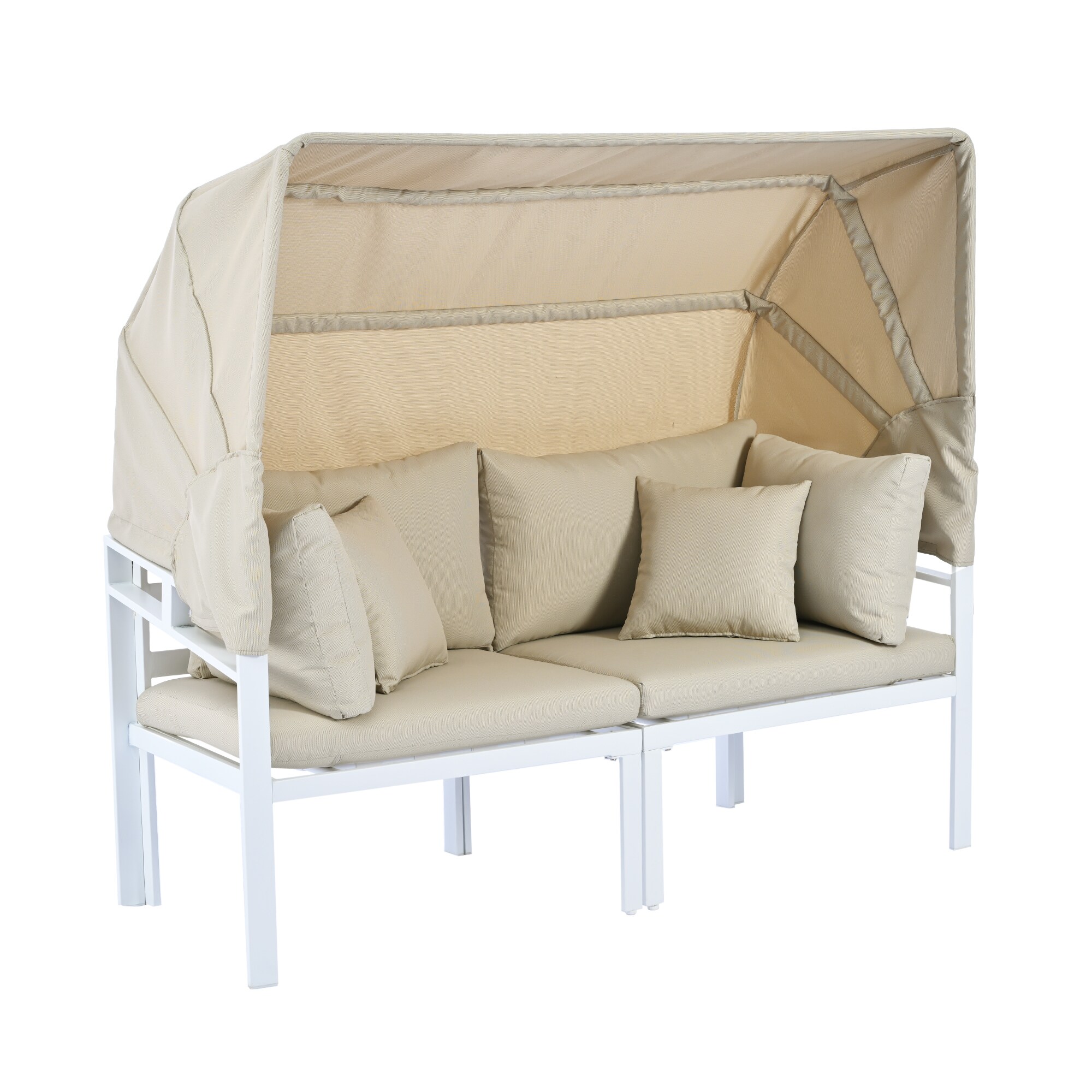Direct Wicker DWL-25AAA-BE Patio-Sofas-Daybeds - View #4