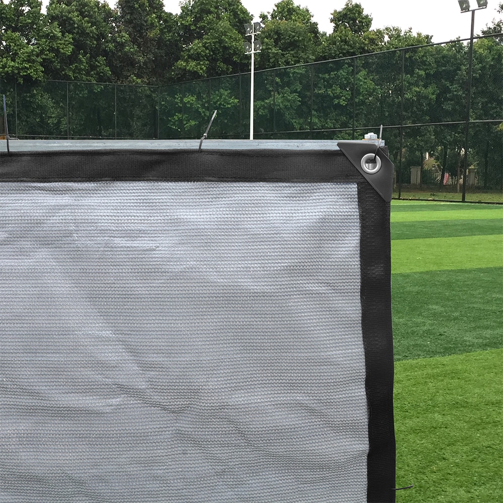 Shatex PFSGS0310GRAY Backyard Shade Cover 3-ft x 10-ft Gray Shade fabric with Fasteners