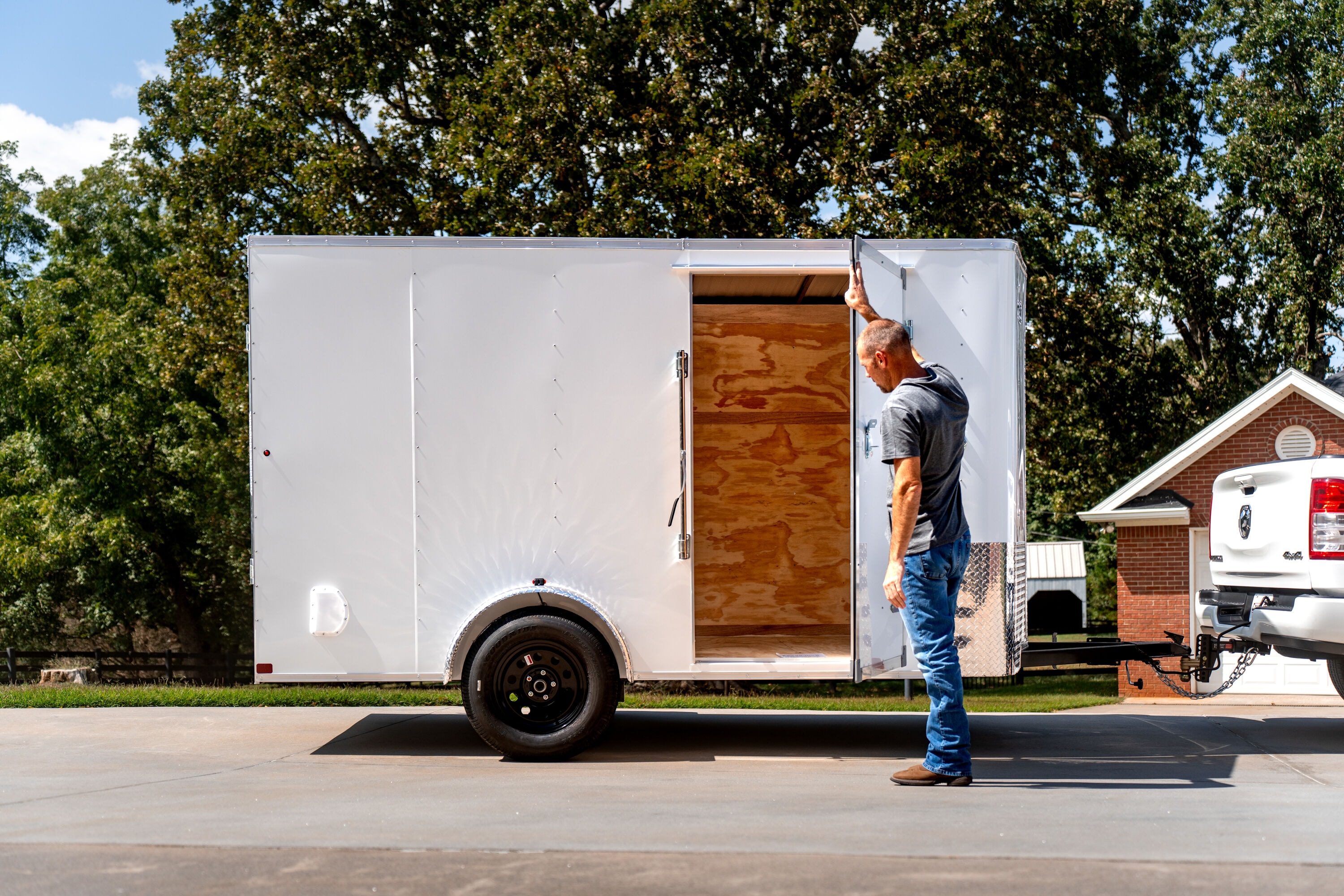 Carry-On Trailer 6X12LCGRECBN Enclosed-Trailers - View #14