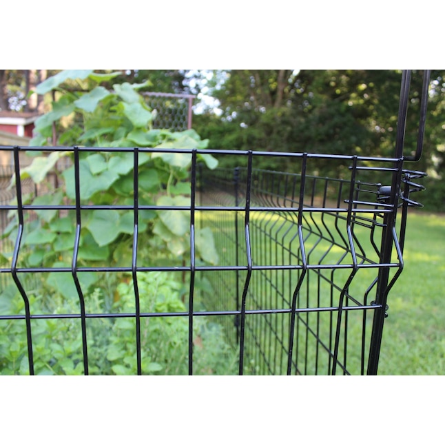 Garden Fence Panel In The Metal Fencing