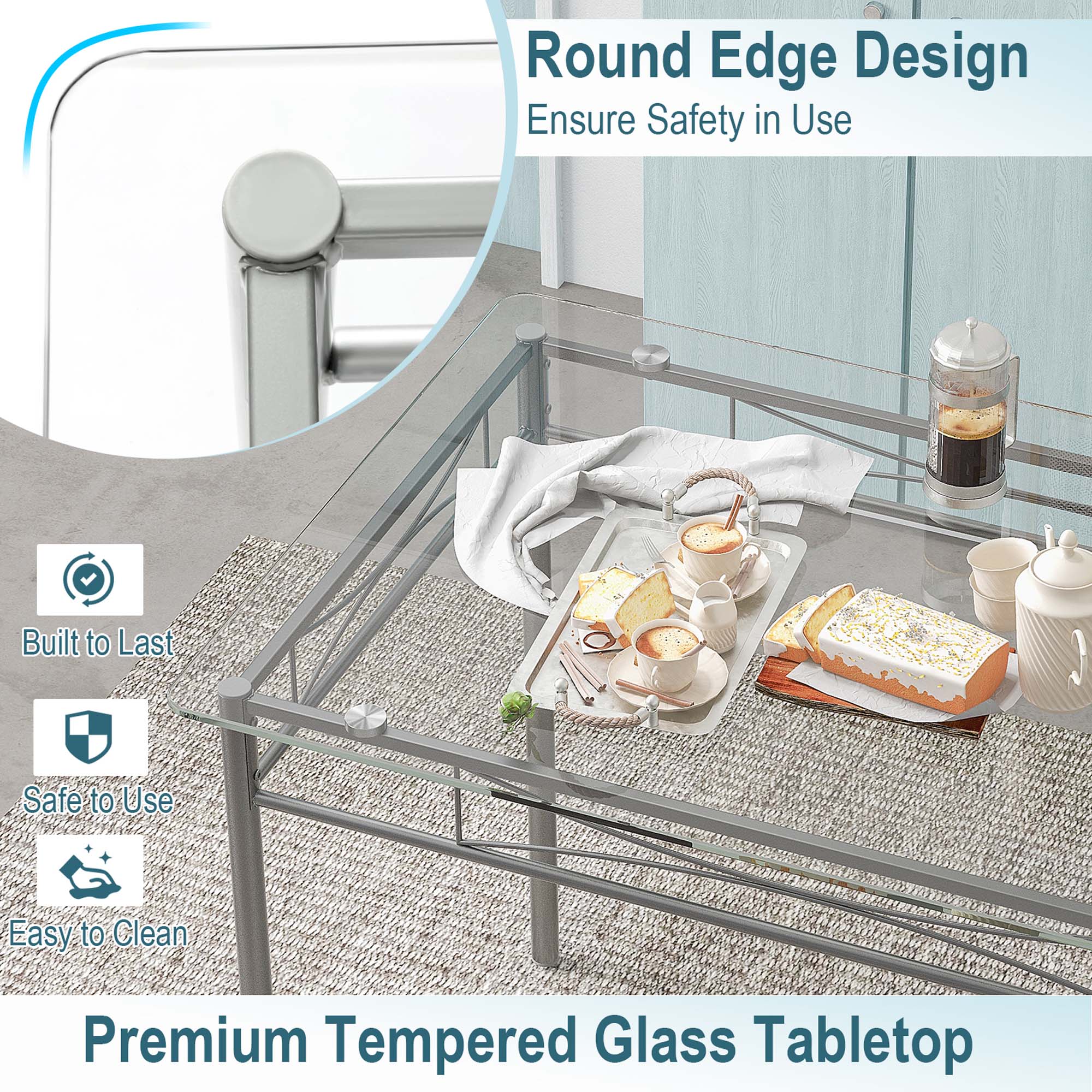 Costway HW54039 Dining-Sets - View #8