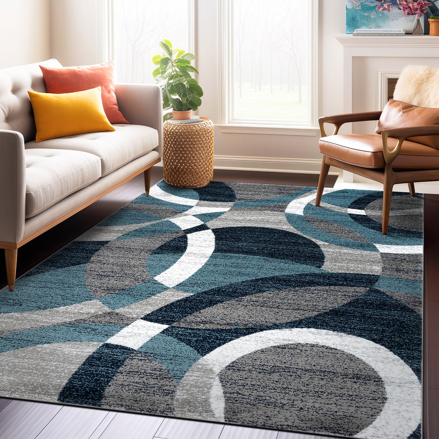 World Rug Gallery 105BLUE3X5 rugs - View #6