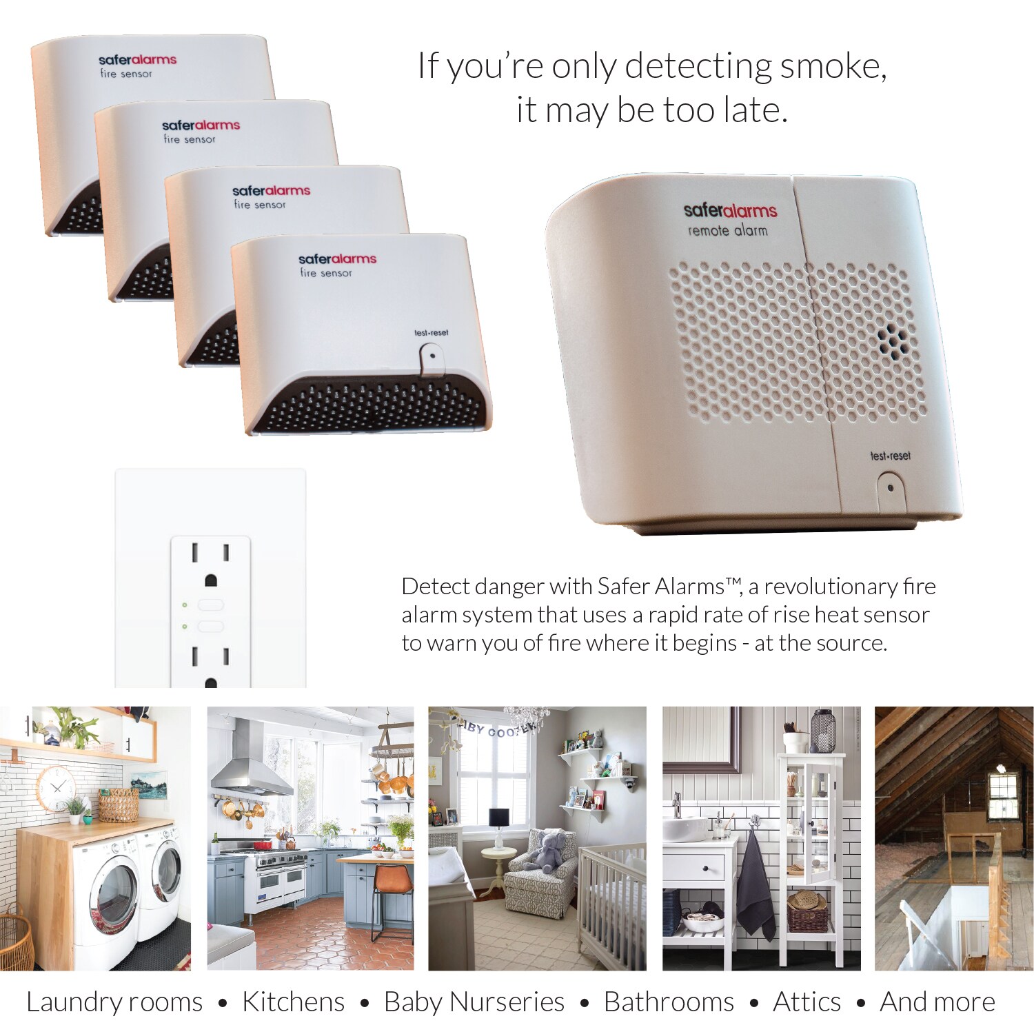 Safer Alarms SHAS-004 Smoke-Alarms - View #2