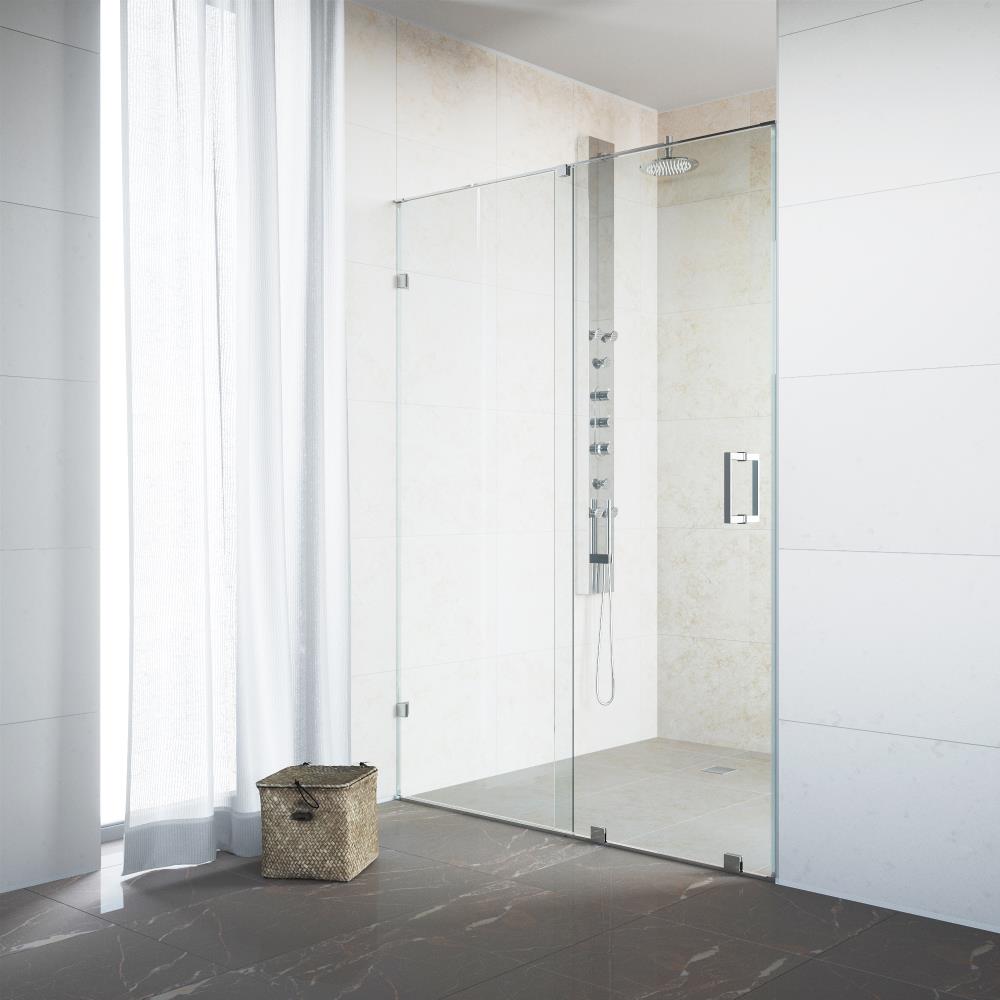 VIGO VG6045CHCL4873 Ryland Chrome 72.75-in Sliding Shower Door
