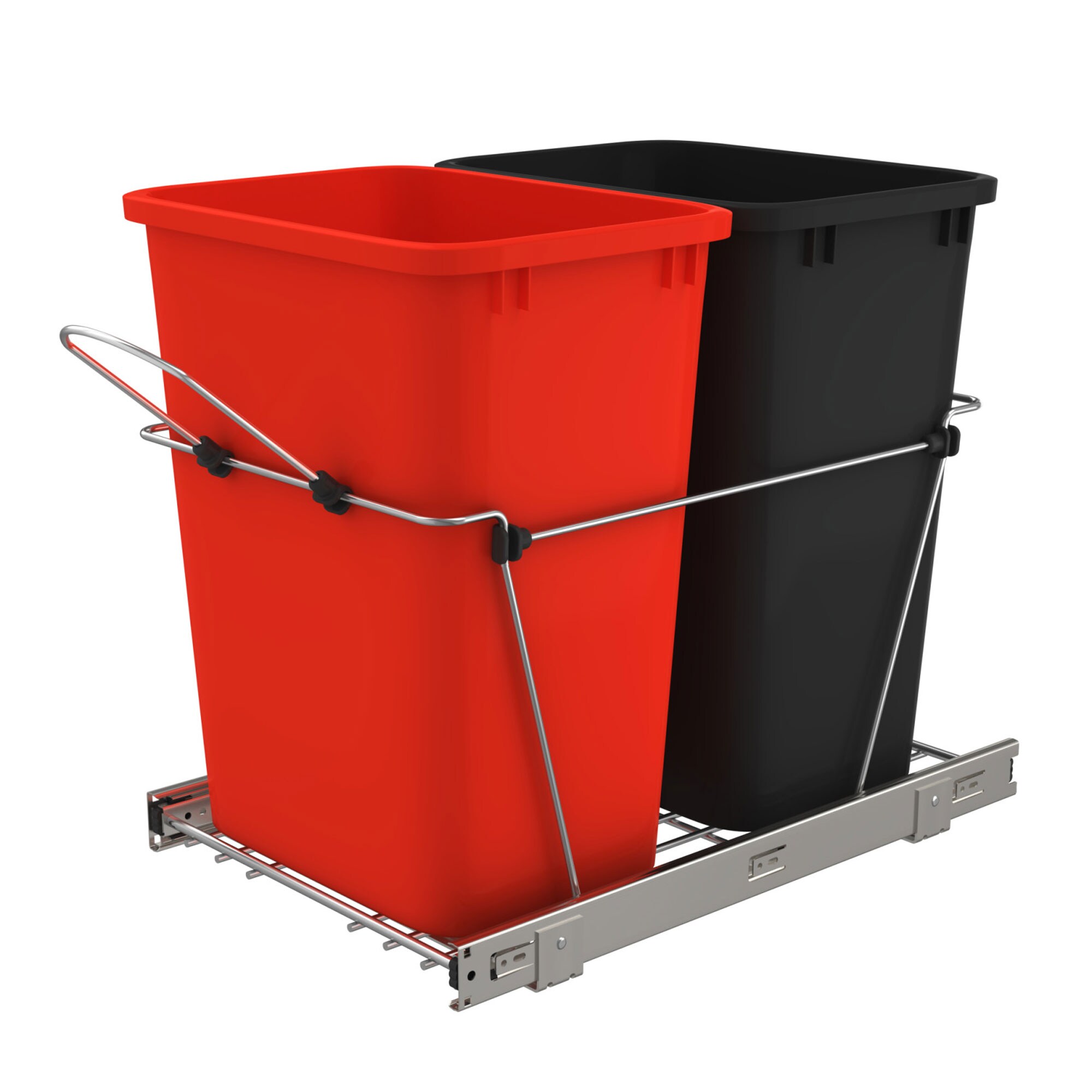 red-adjustable-pull-out-trash-cans-at-lowes