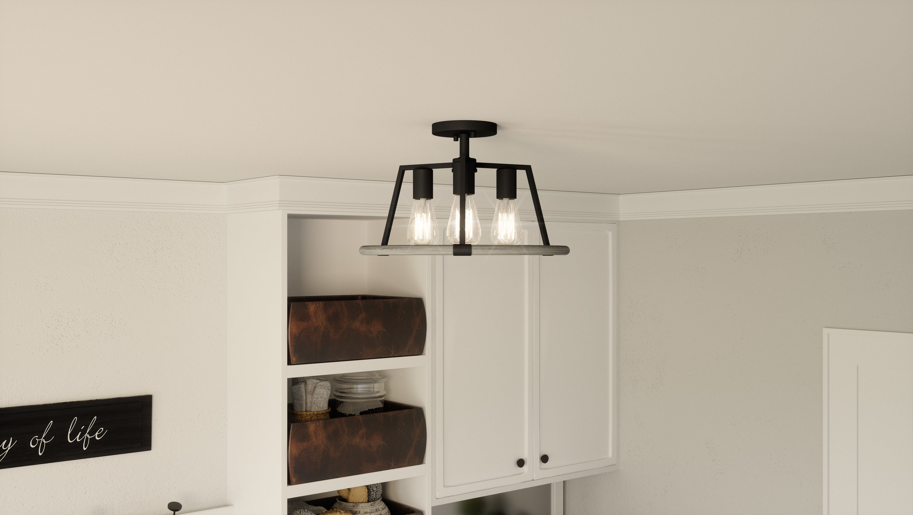 Quoizel TPT1716MBK flushmounts - View #7