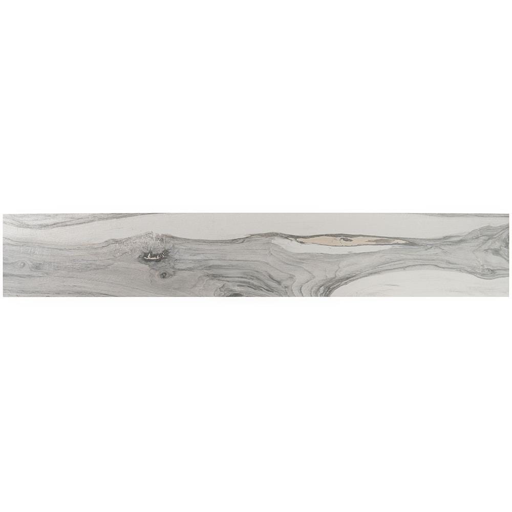 Artmore Tile EXT3RD105460 Sample- Peruvian Gray 4-in x 8-in Matte Porcelain Wood Look Floor and Wall Tile