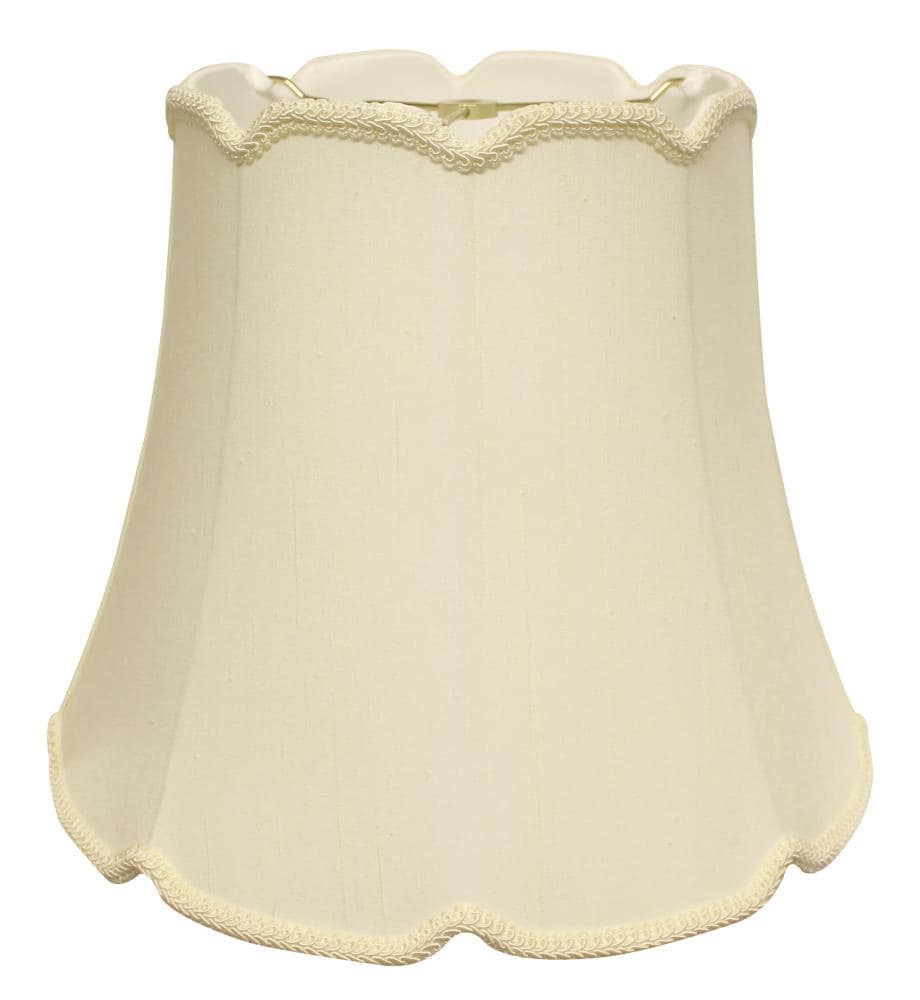 Cloth & Wire 16-in x 18-in Egg Silk Empire Lamp Shade in the Lamp