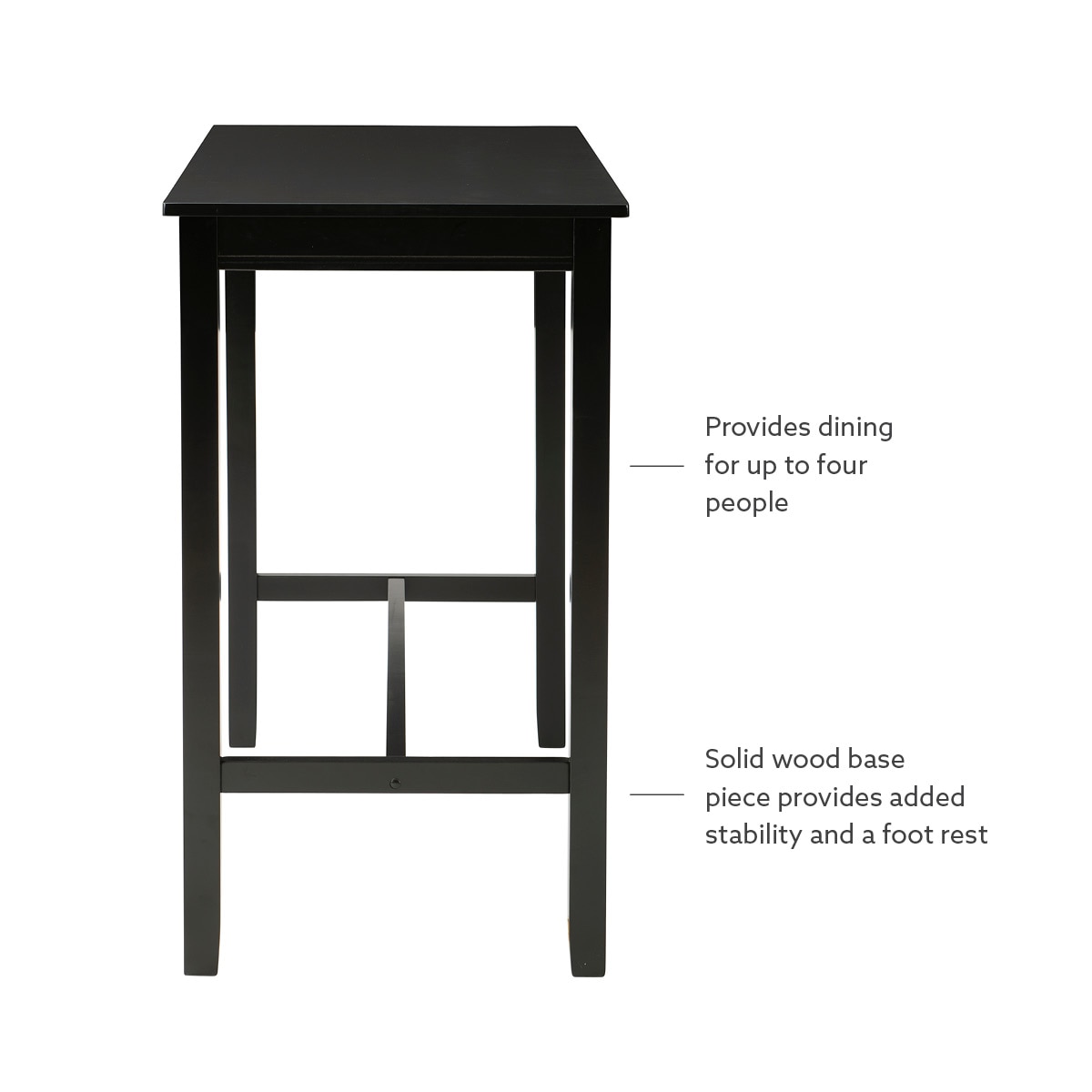 Linon BPT103BLK01U Dining-Tables - View #10