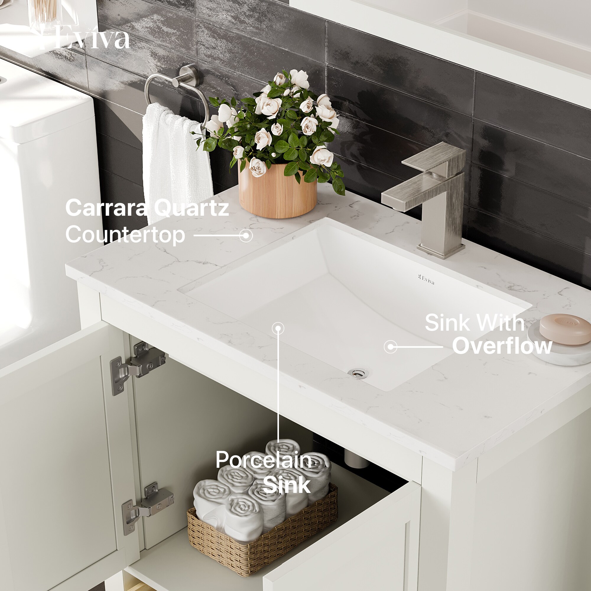 Eviva TVN414-30X18WH-Q Bath-Vanity-Combo - View #4
