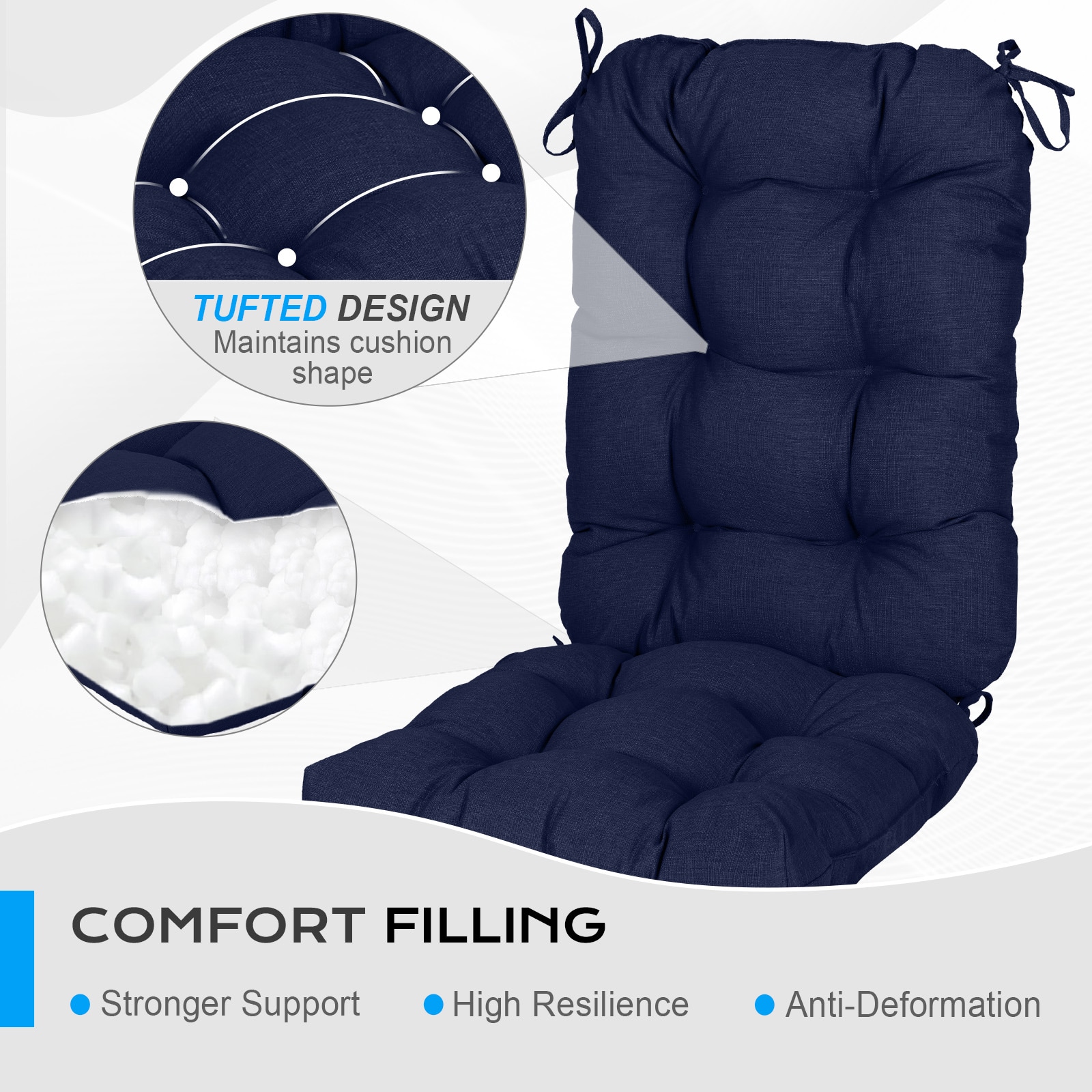 Aoodor A376-PDEDE Patio-Furniture-Cushions - View #7