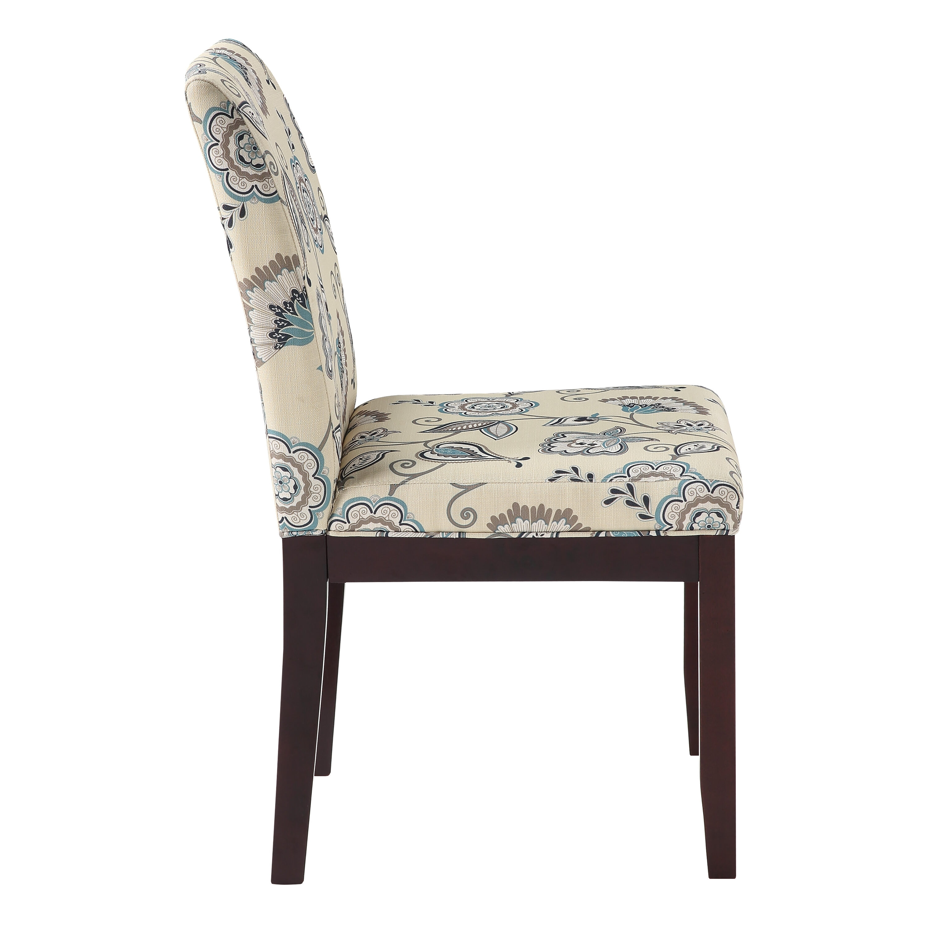 Avignon Sky Linen Upholstered Parsons High Side Chair