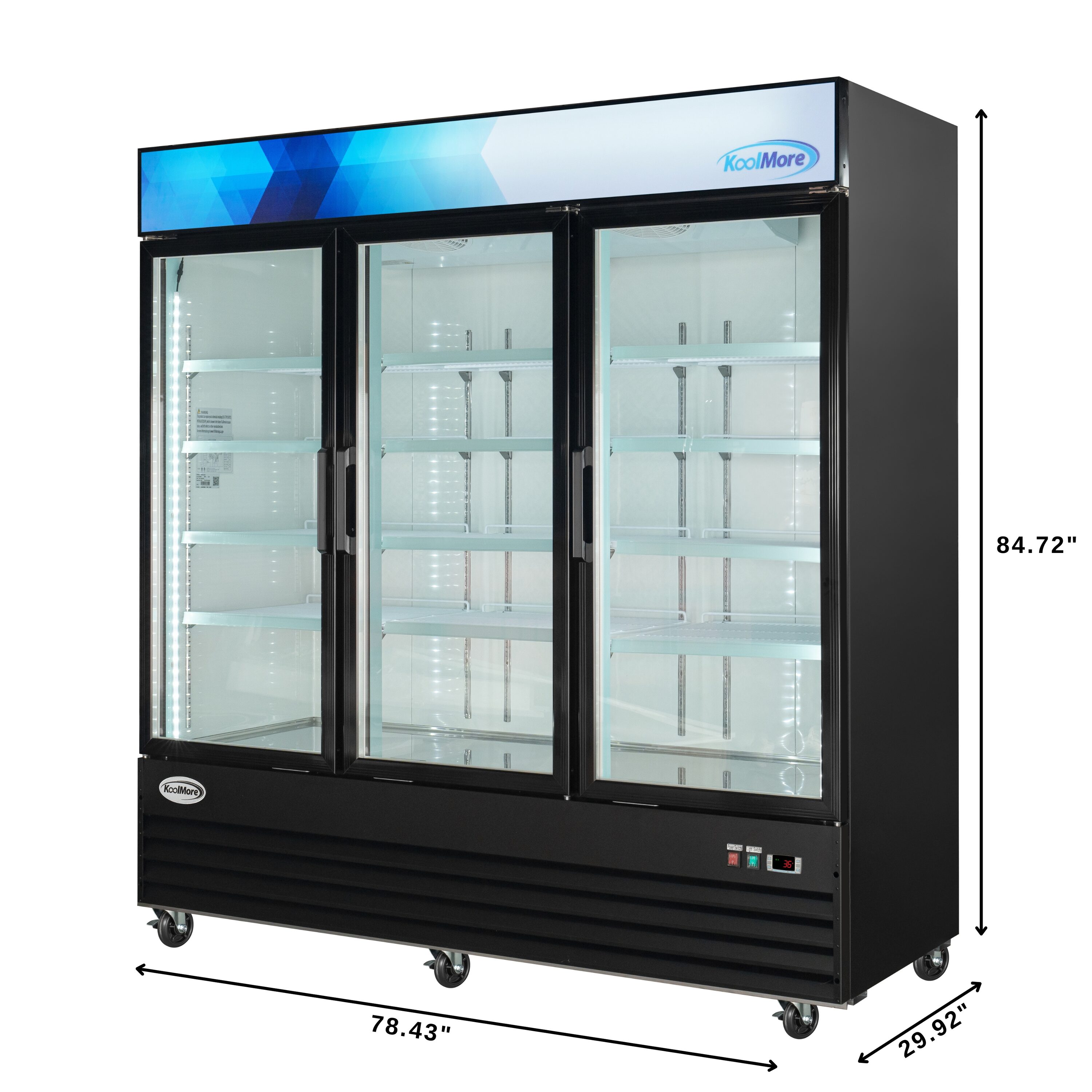 KoolMore M78-3G Commercial-Refrigerators - View #5