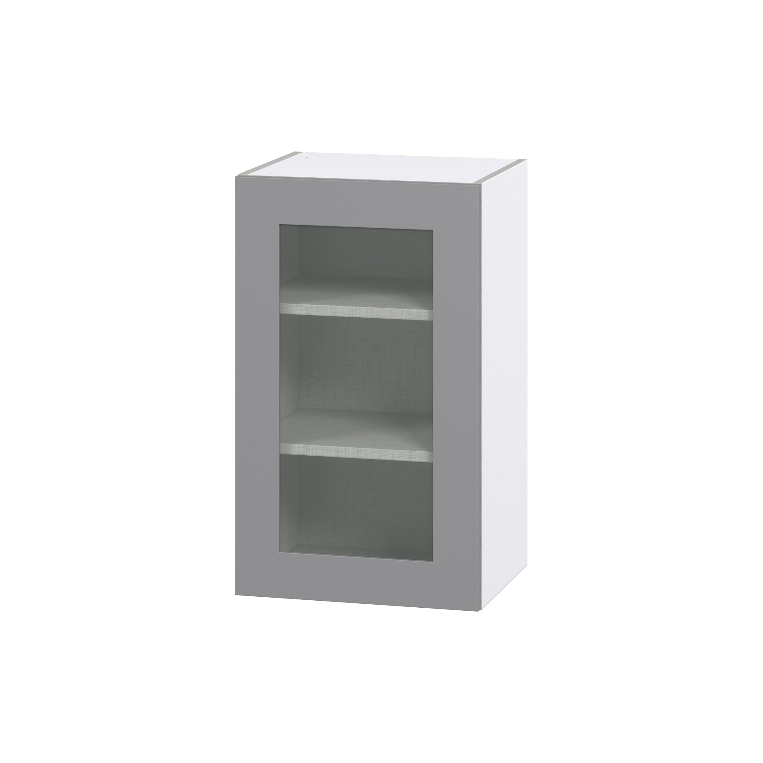 Hugo&Borg Beaumont 30-in W x 10-in H x 14-in D Slate Gray Wall Fully Assembled Cabinet (Recessed Panel Shaker Door Style)