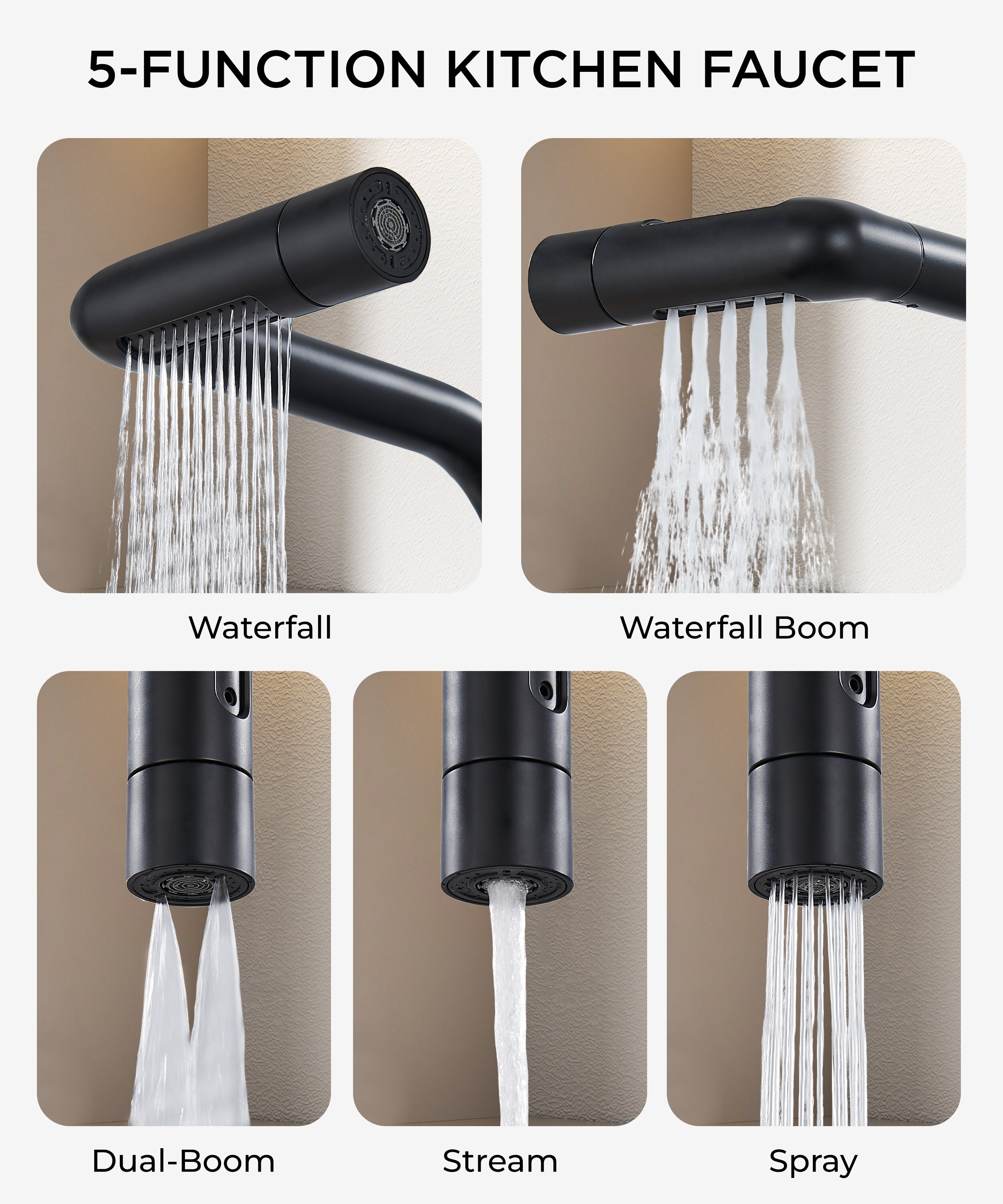 Forious Max WF0086B Kitchen-Faucets - View #2
