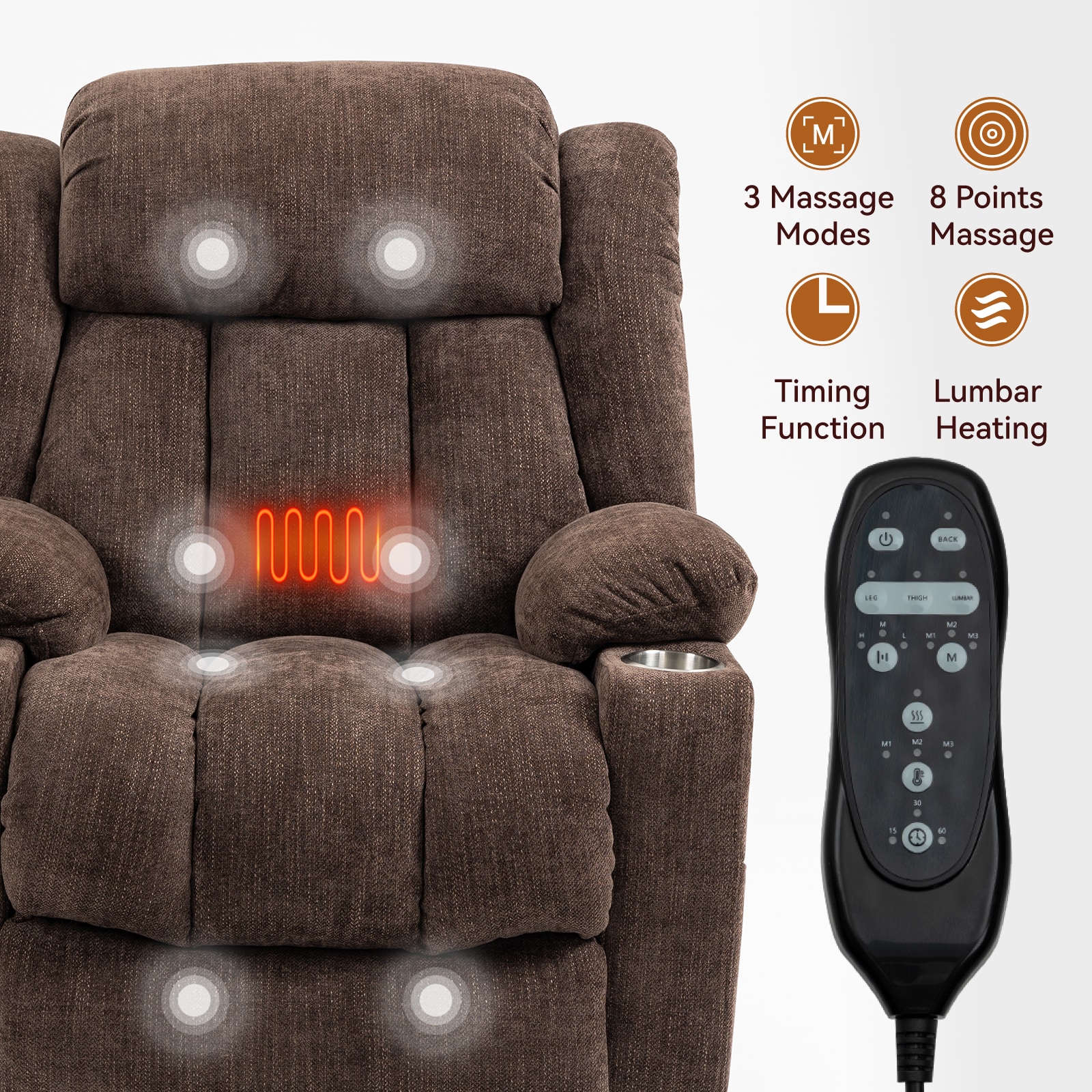 Mondawe MD-WFA8VHM recliners - View #7