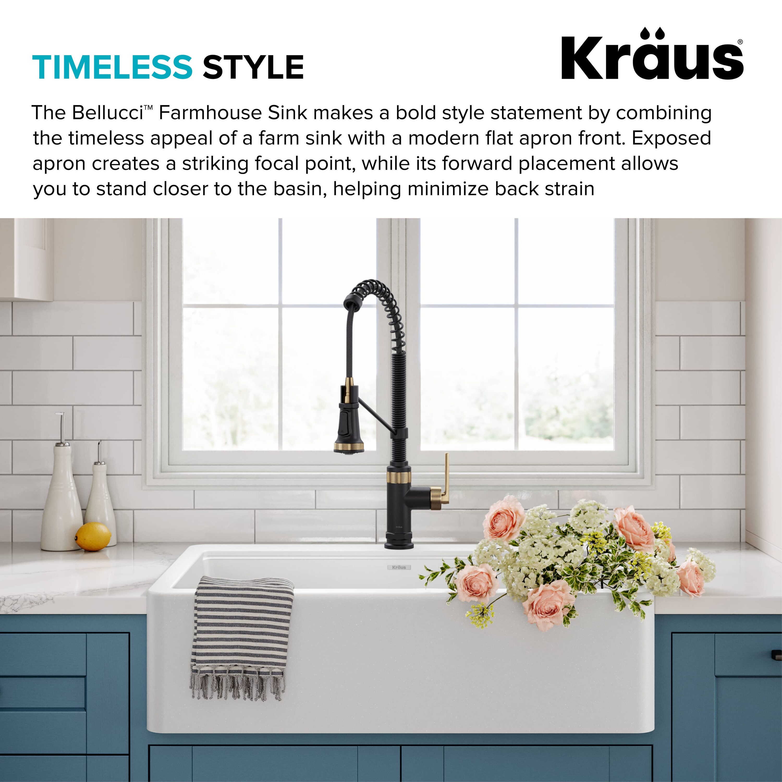 Kraus KGTF1-33WH Kitchen-Sinks - View #6