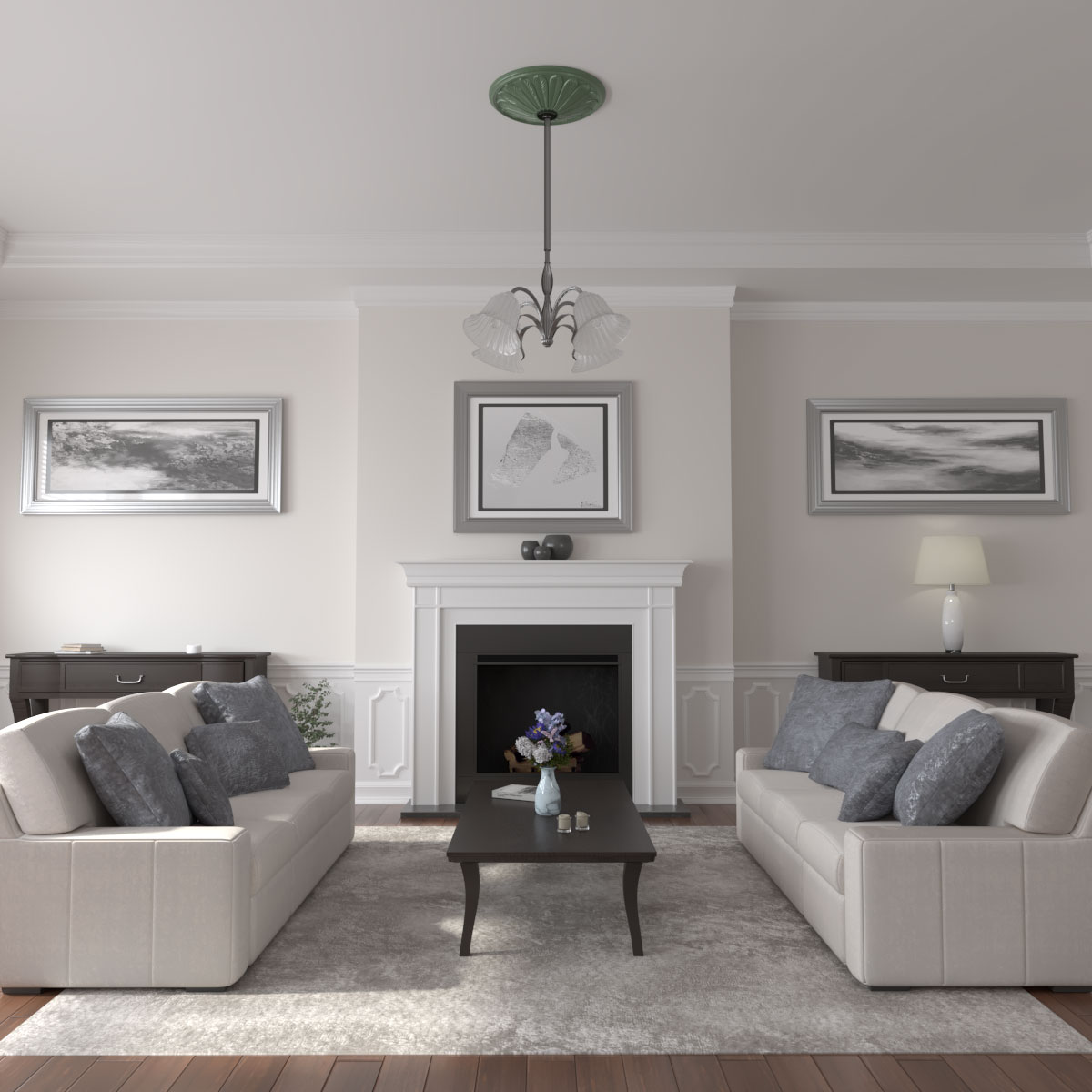 Ekena Millwork CM25BRAGF Ceiling-Medallions - View #4